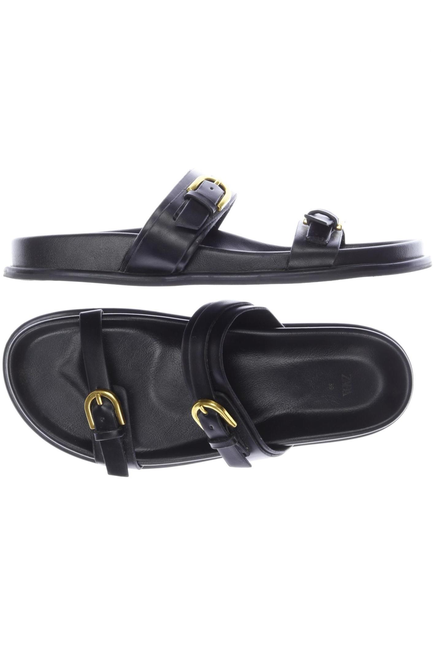 

Zara Damen Sandale, schwarz, Gr. 39