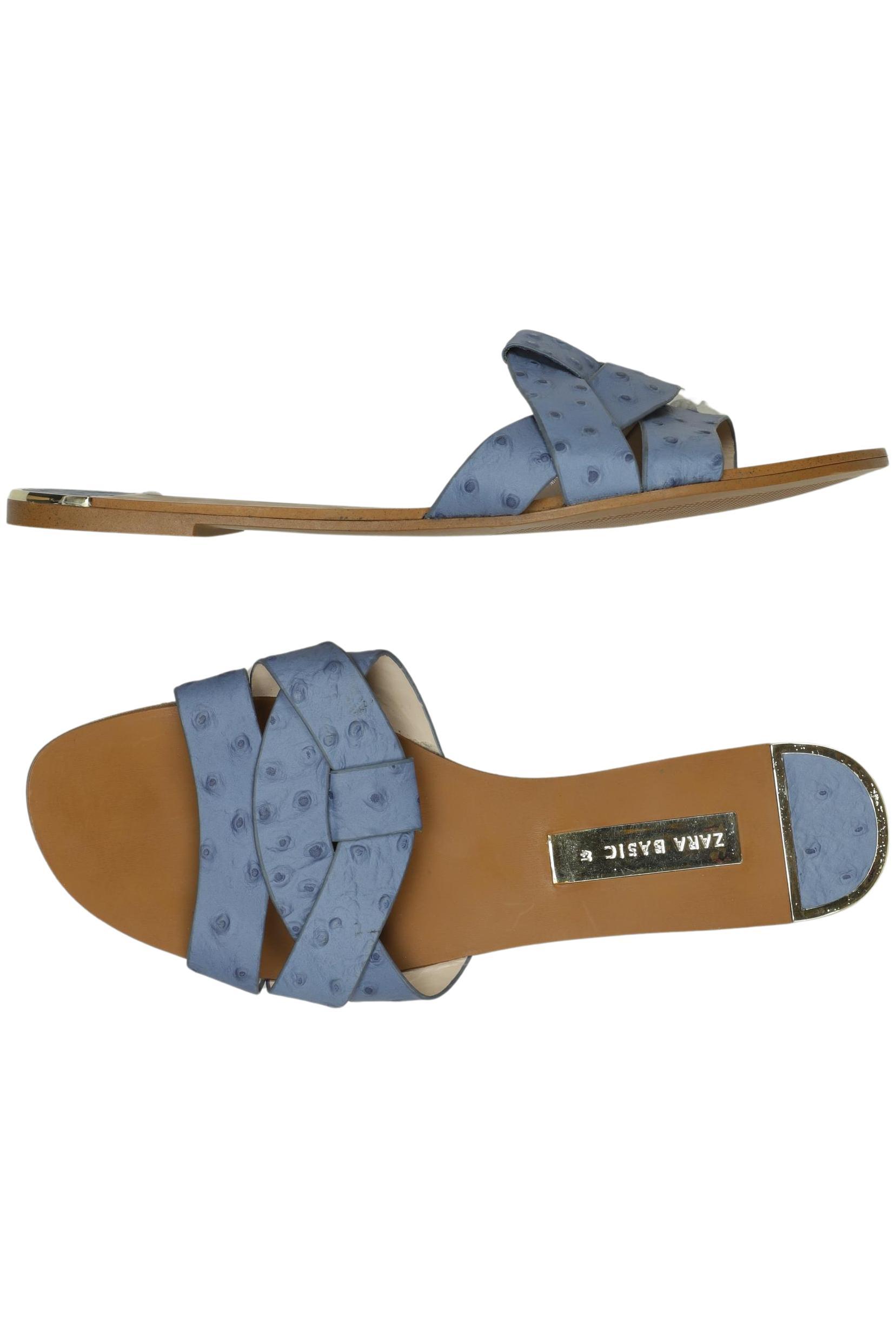 

Zara Damen Sandale, blau, Gr. 41