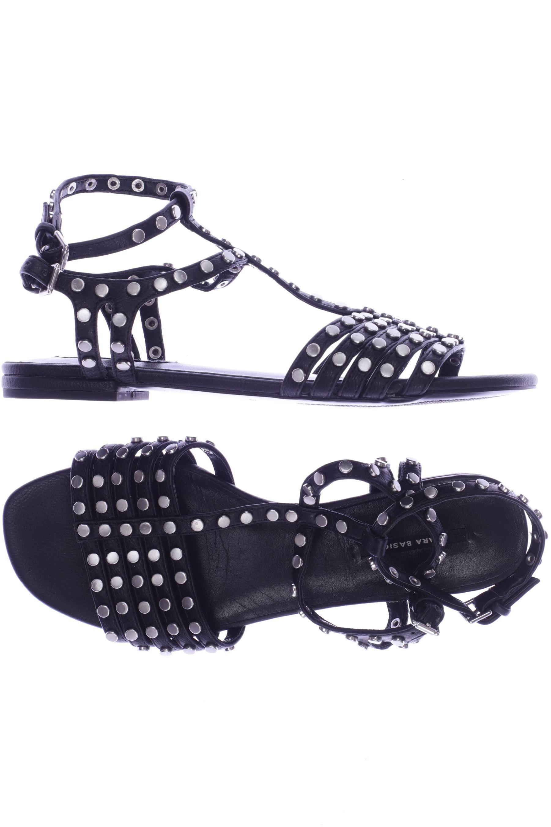 

Zara Damen Sandale, schwarz, Gr. 37