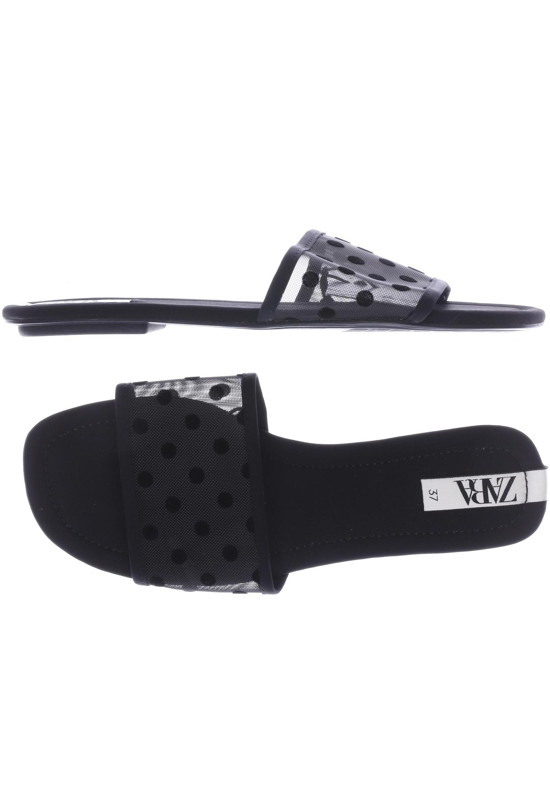 

ZARA Damen Sandale, schwarz