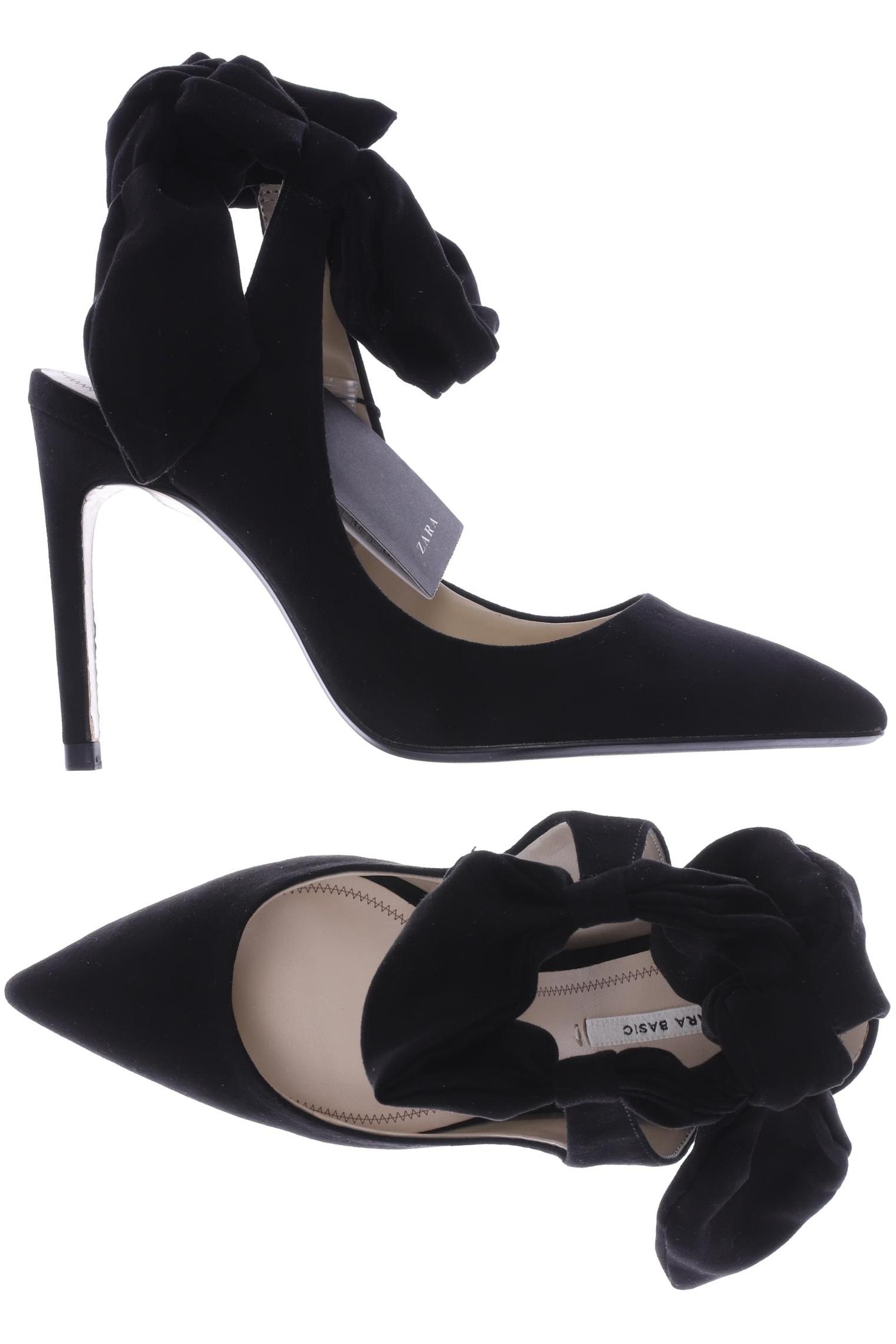 

ZARA Damen Sandale, schwarz