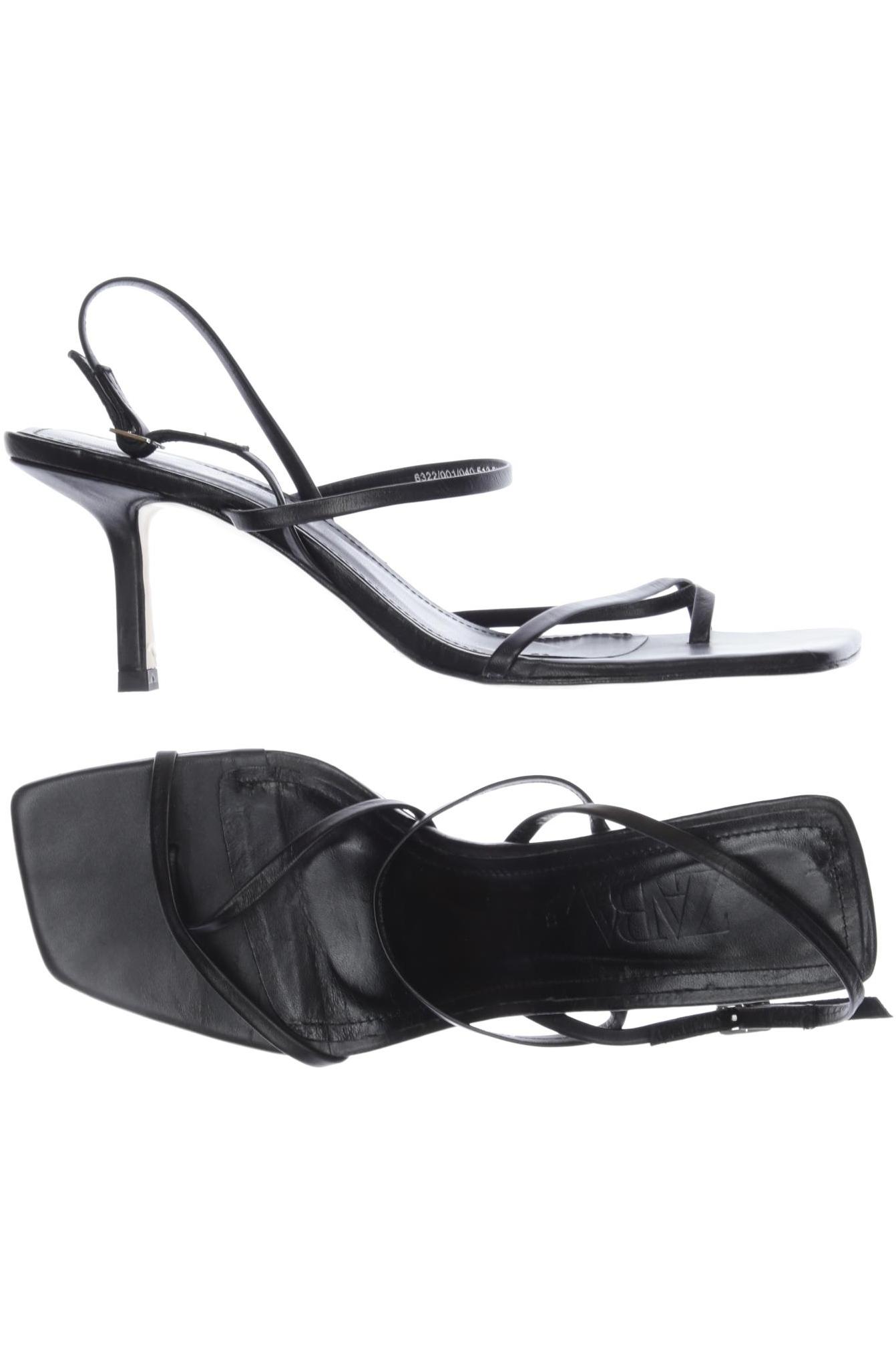 

Zara Damen Sandale, schwarz, Gr. 41