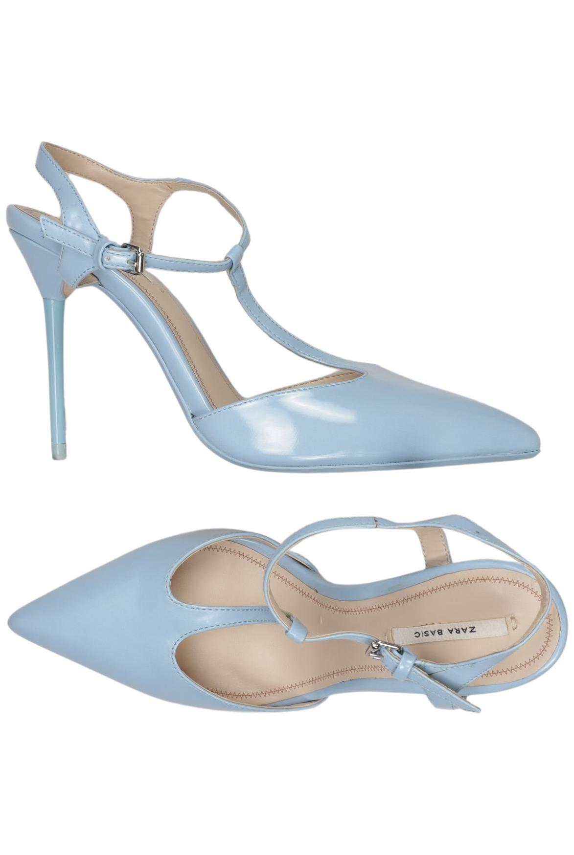 

Zara Damen Sandale, hellblau, Gr. 37