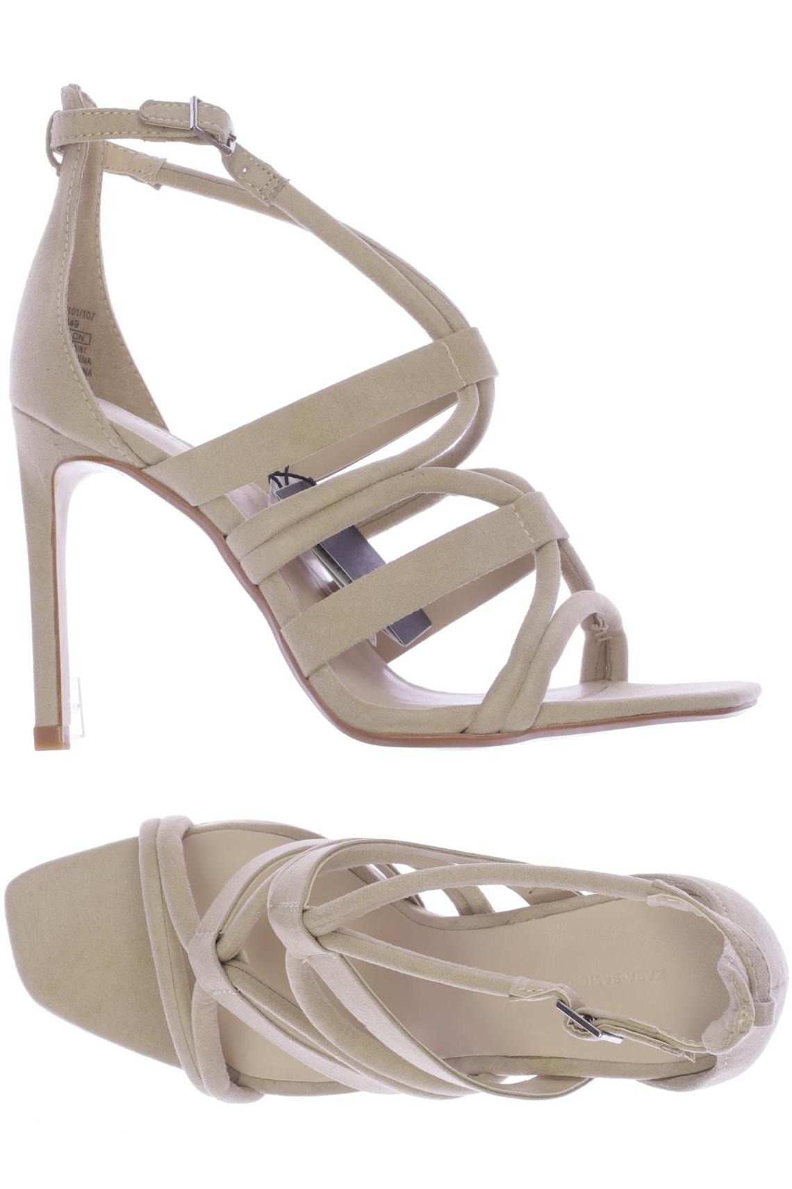 

Zara Damen Sandale, beige, Gr. 39