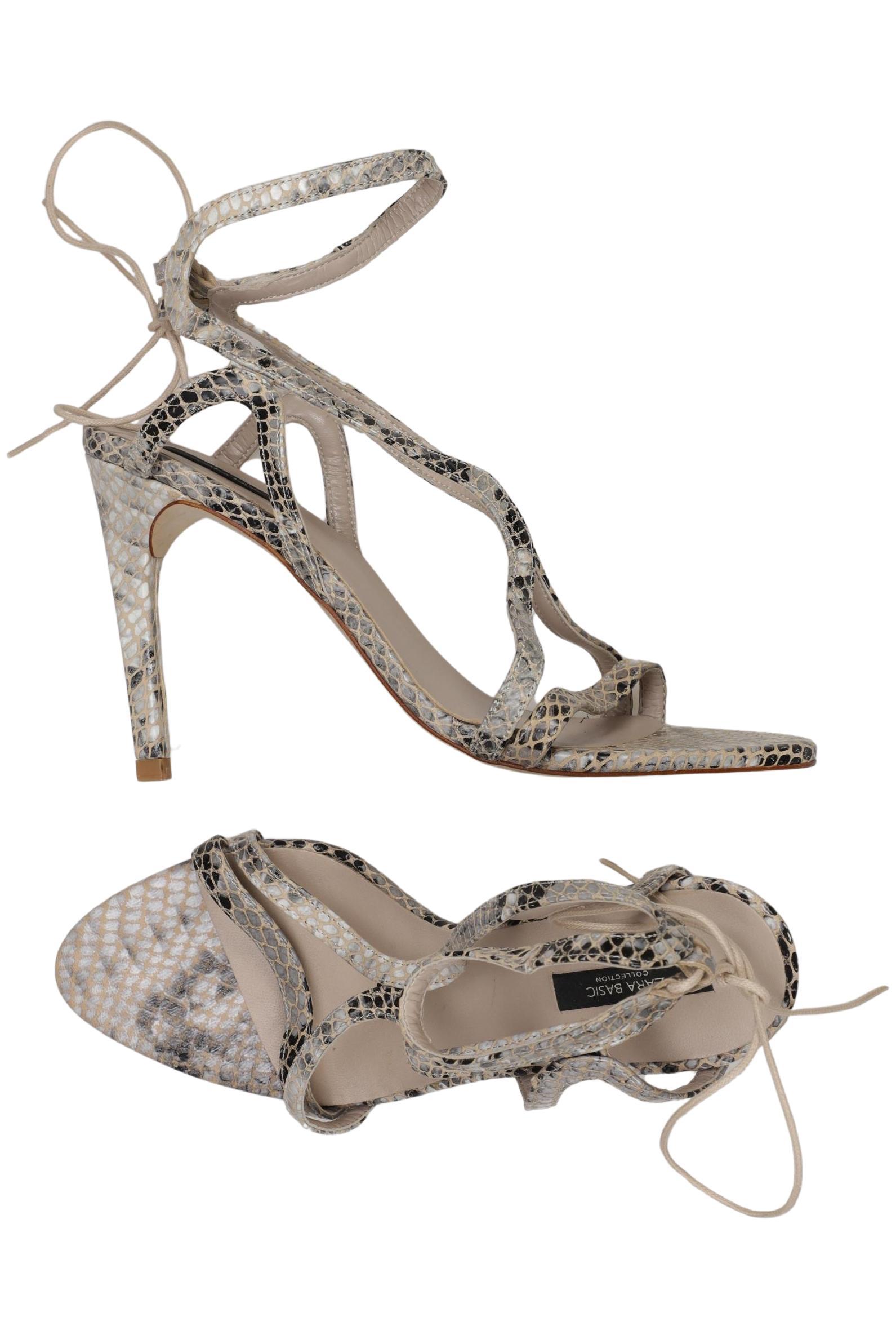 

Zara Damen Sandale, beige, Gr. 40