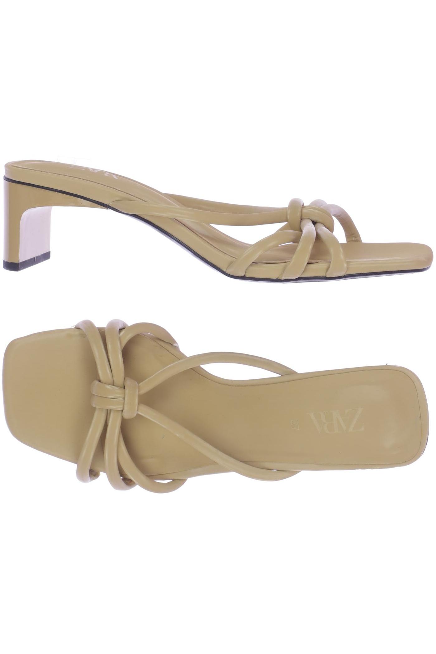 

Zara Damen Sandale, beige, Gr. 37