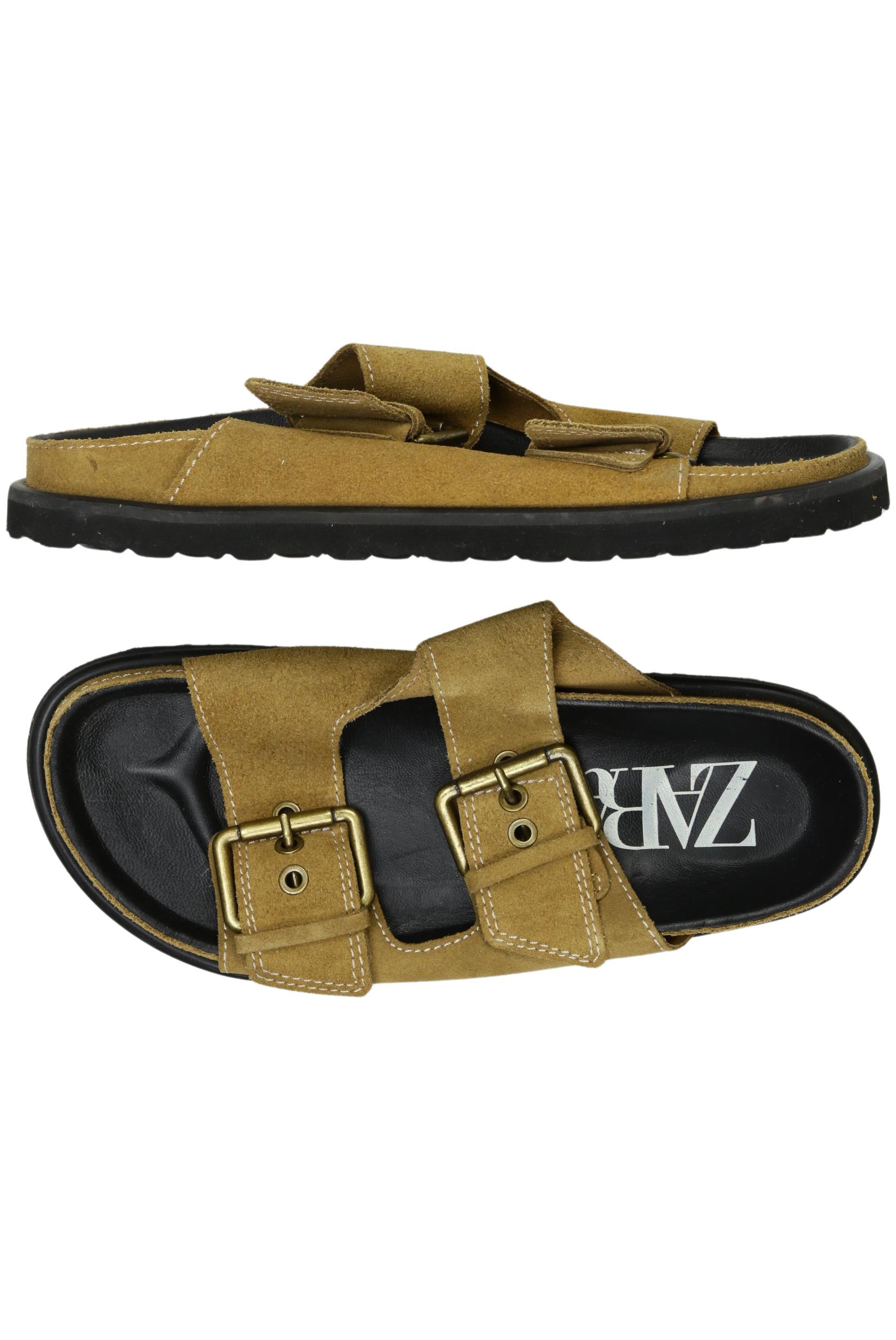 

Zara Damen Sandale, braun, Gr. 40