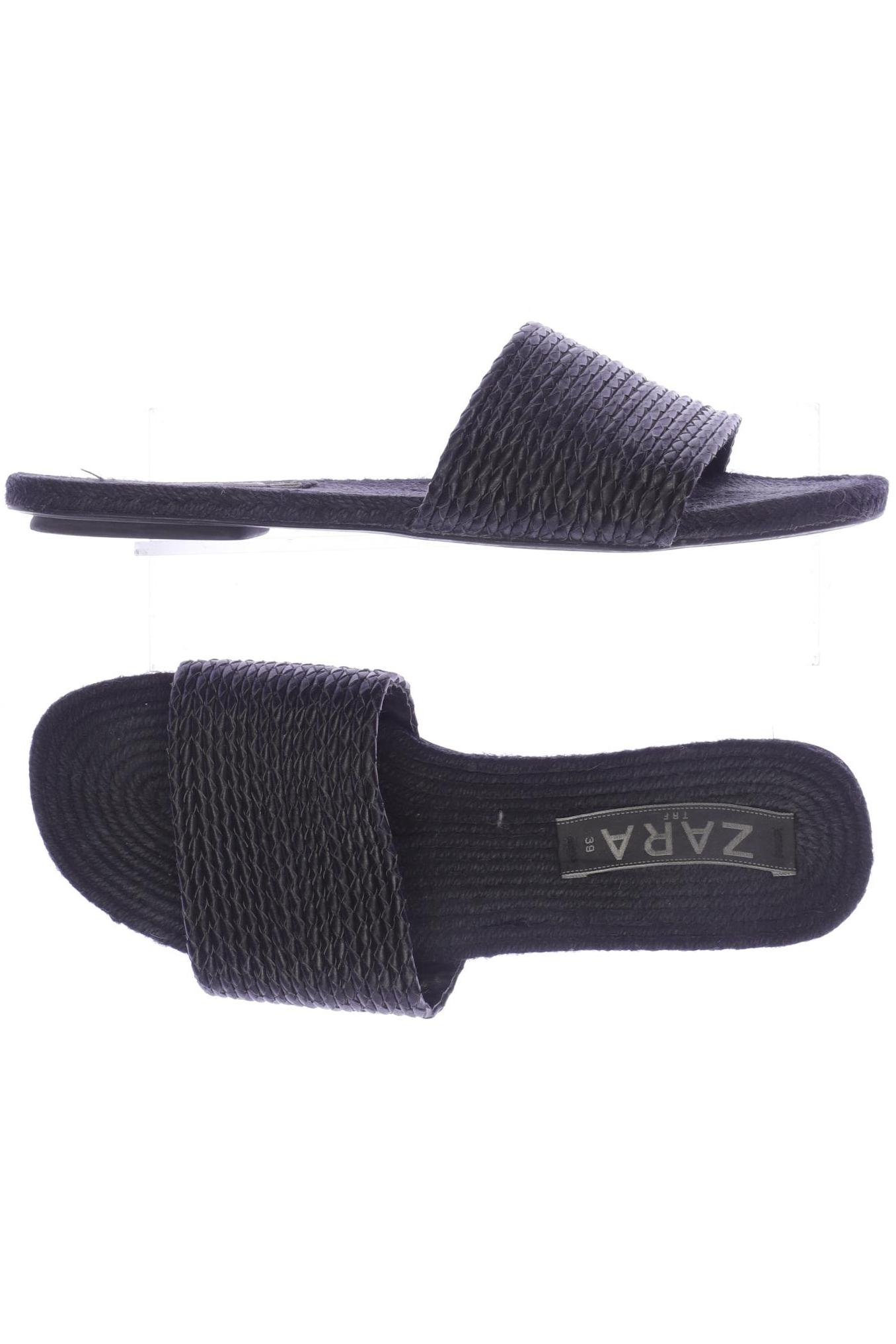 

ZARA Damen Sandale, schwarz
