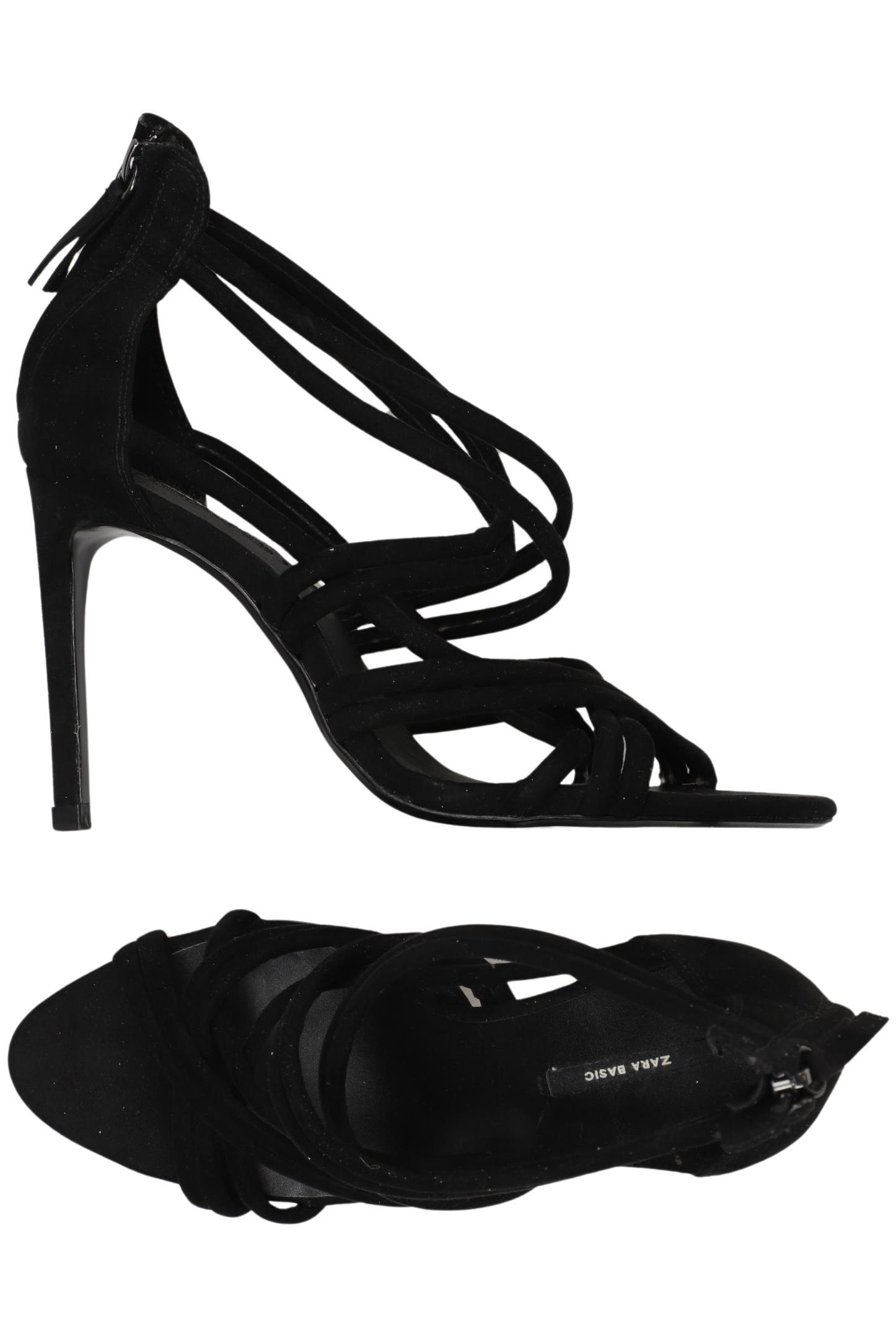 

Zara Damen Sandale, schwarz, Gr. 40