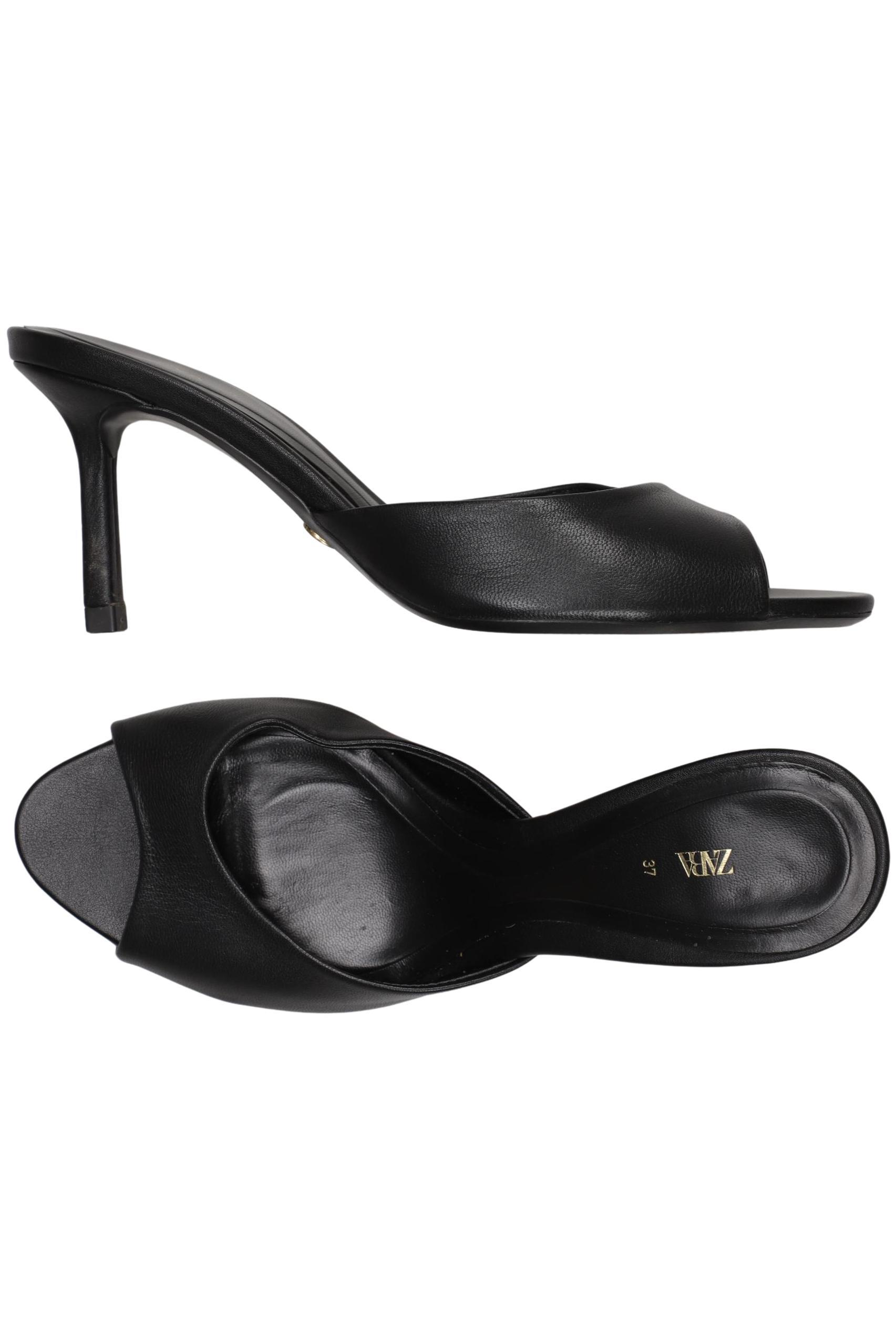 

Zara Damen Sandale, schwarz, Gr. 37