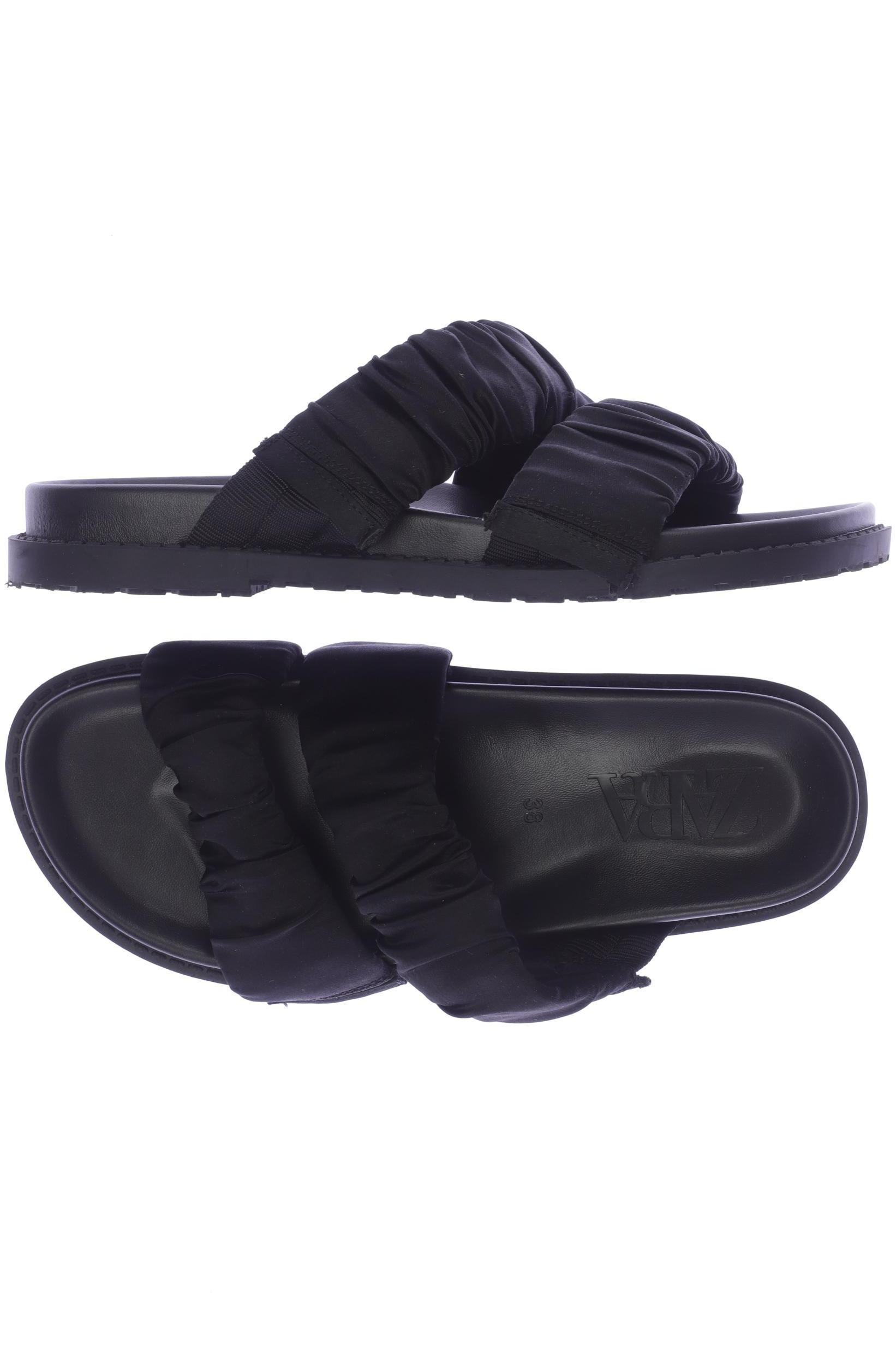 

Zara Damen Sandale, schwarz, Gr. 38