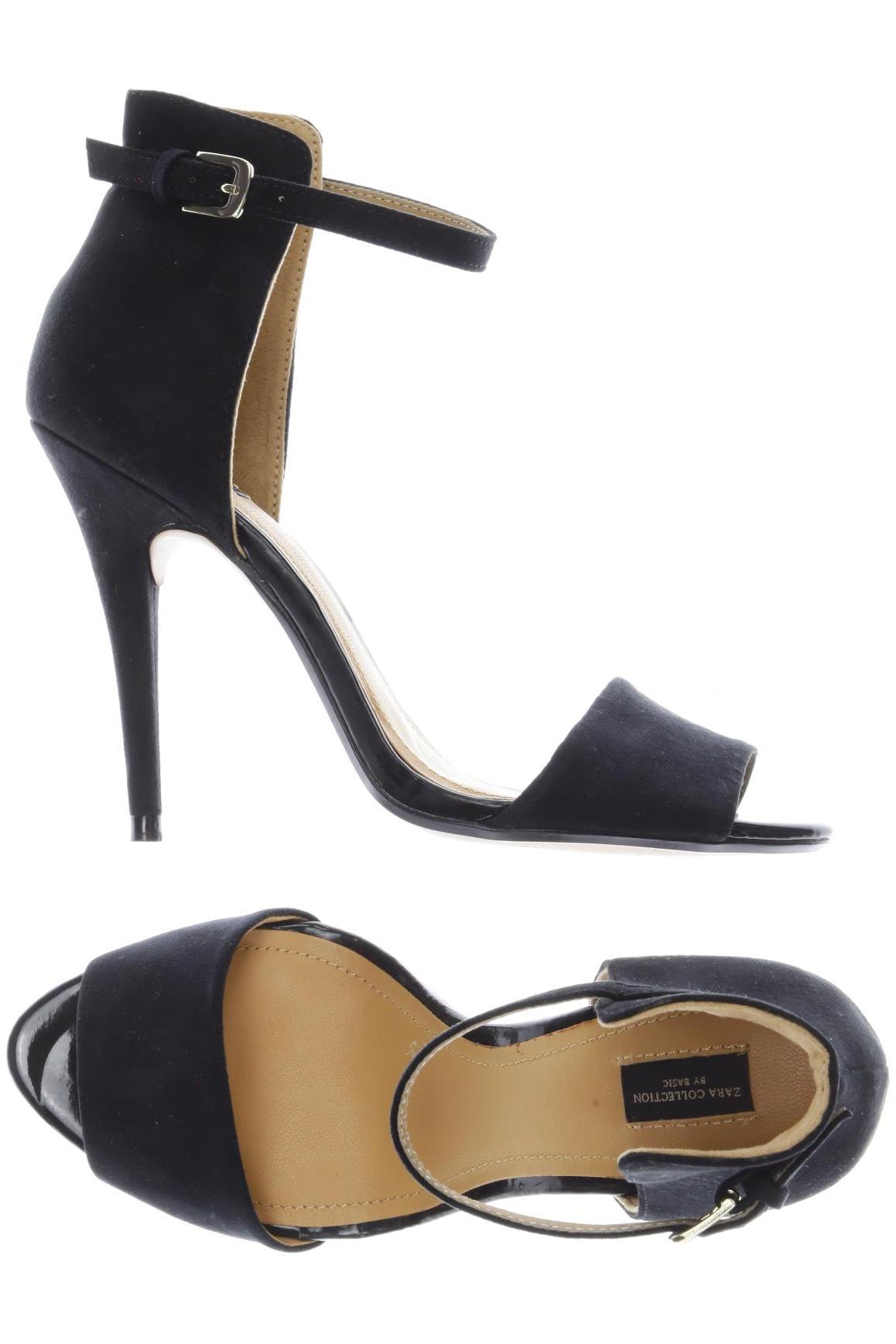 

Zara Damen Sandale, schwarz, Gr. 38