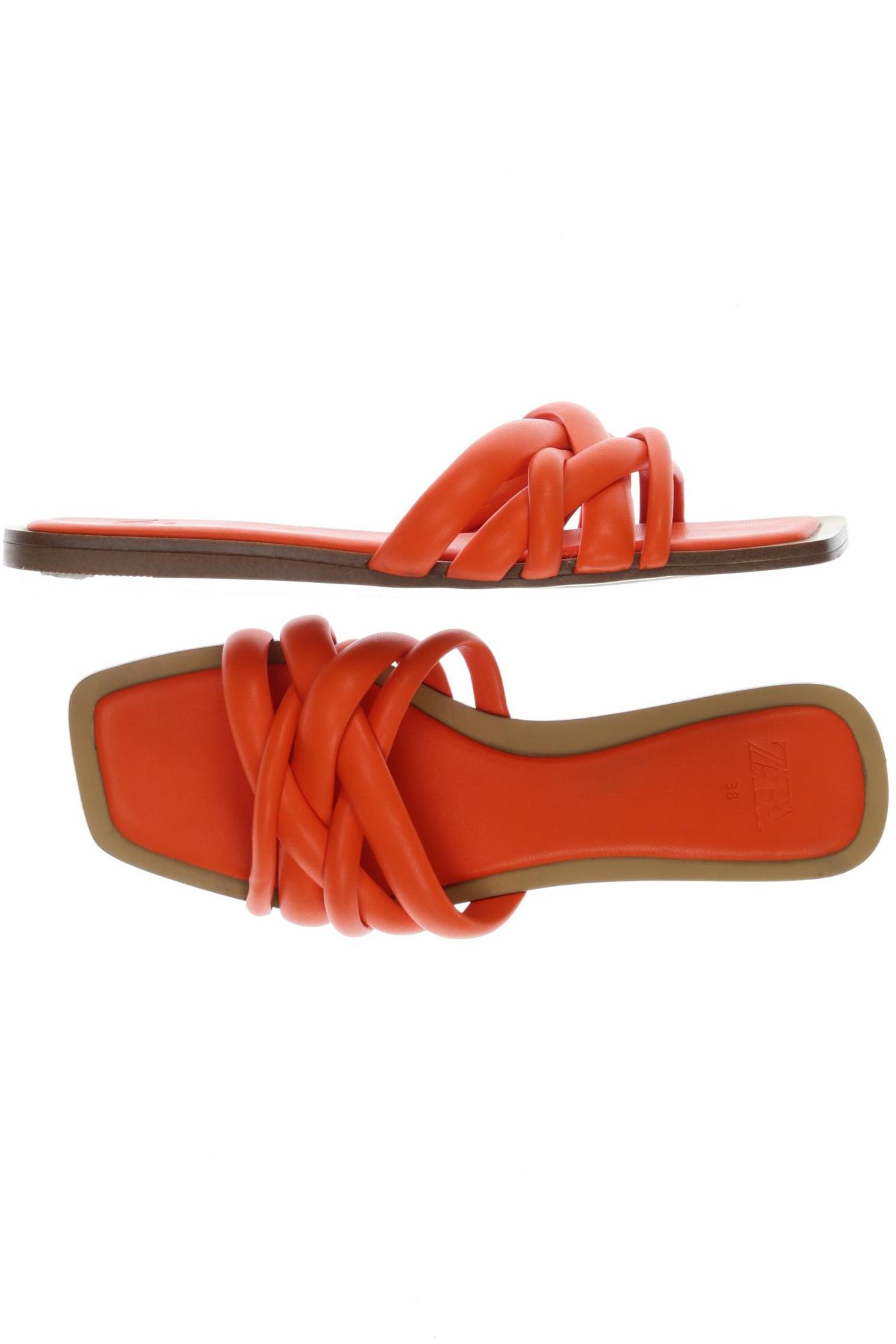 

Zara Damen Sandale, orange, Gr. 38
