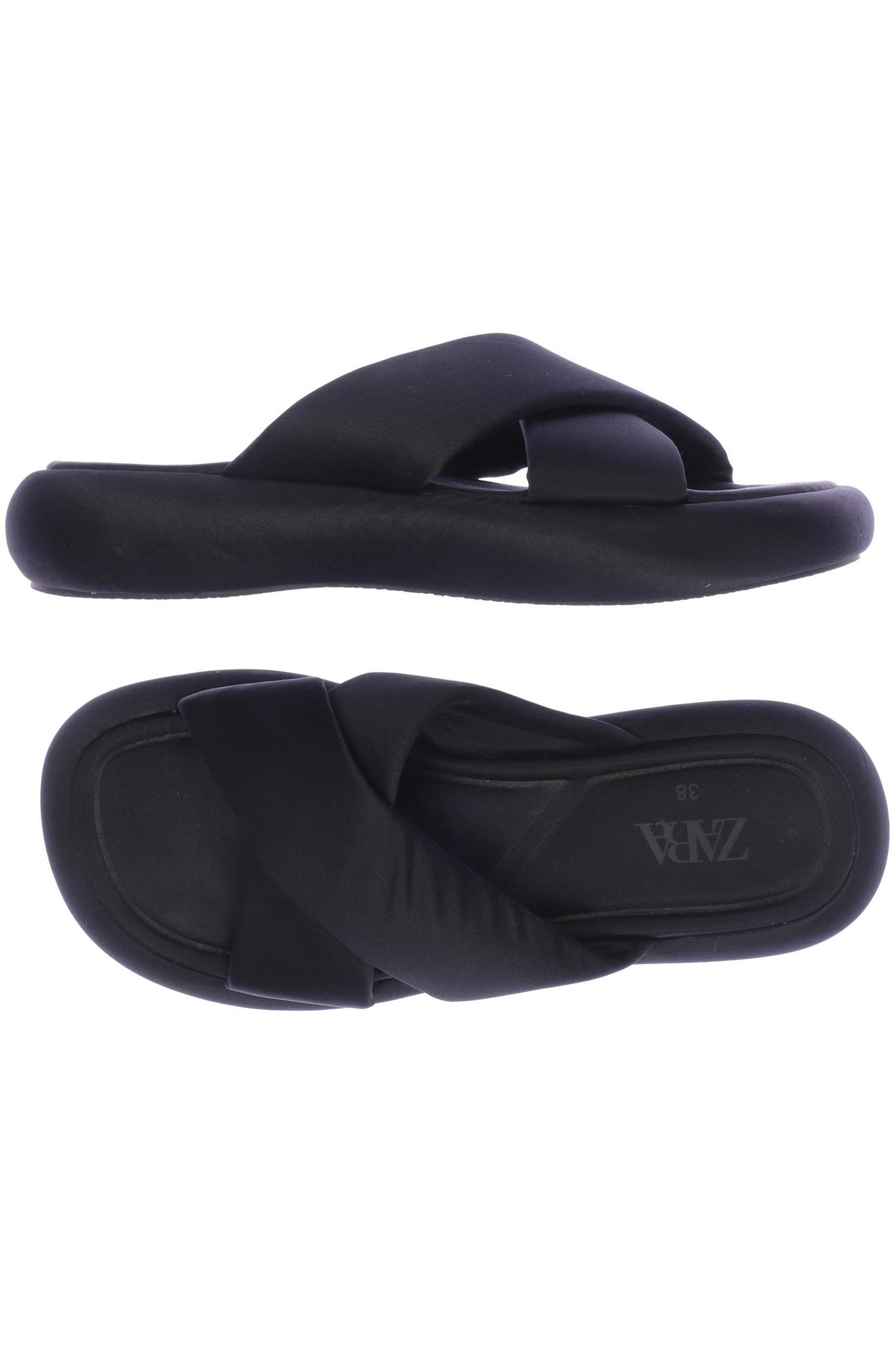 

Zara Damen Sandale, schwarz, Gr. 38