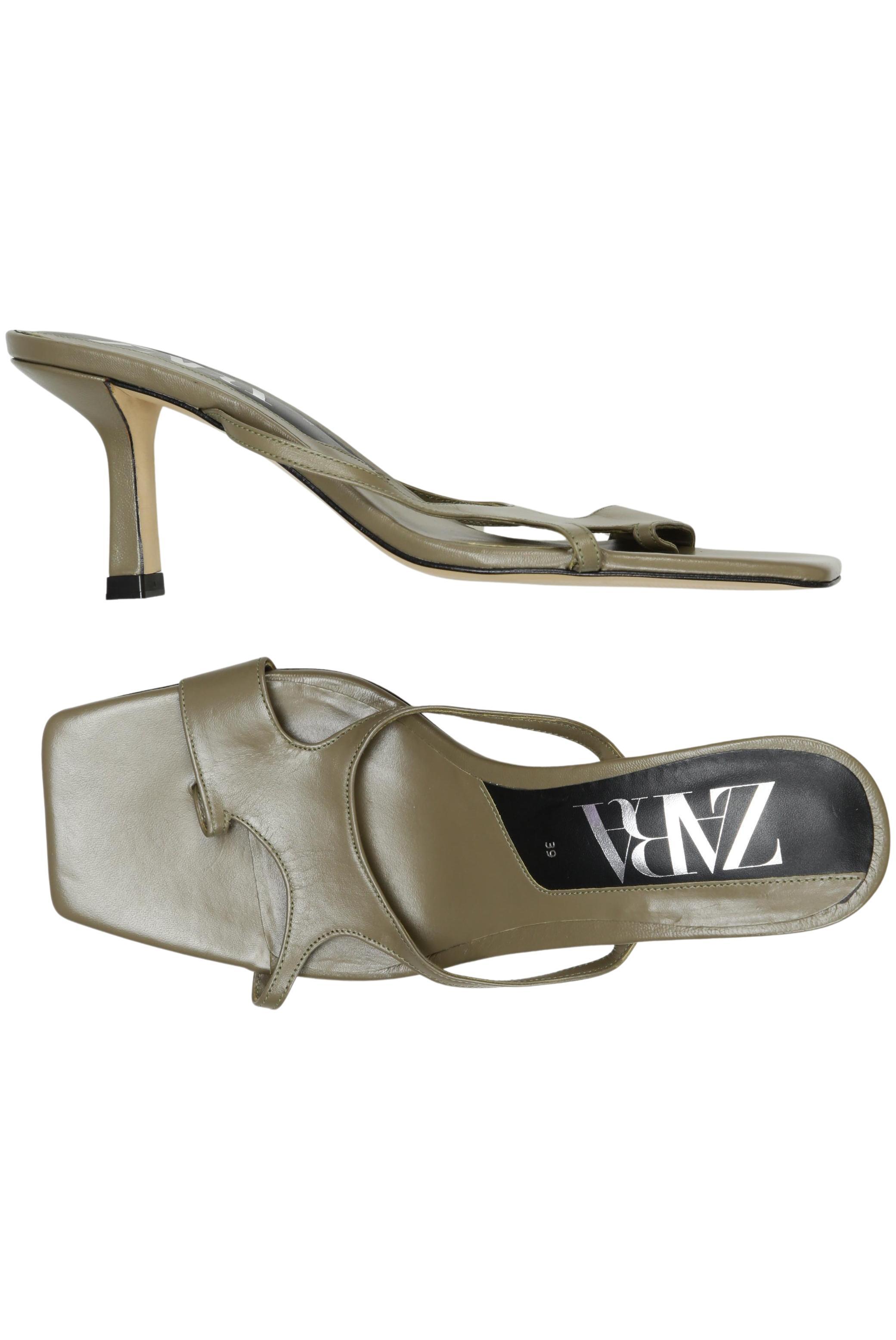 

Zara Damen Sandale, grün, Gr. 39