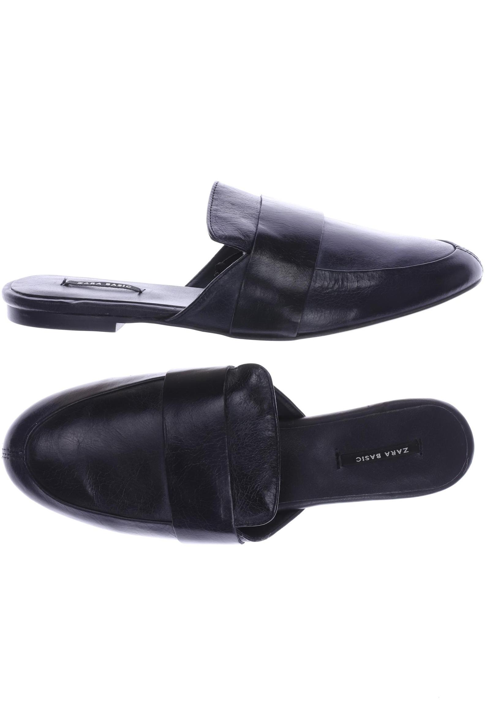 

ZARA Damen Sandale, marineblau