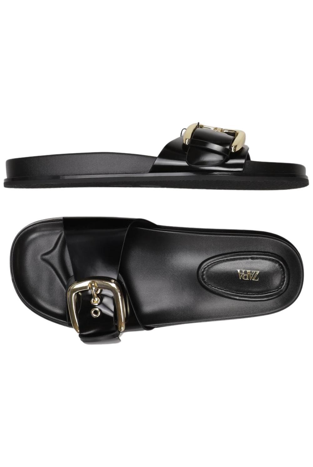 

Zara Damen Sandale, schwarz, Gr. 37