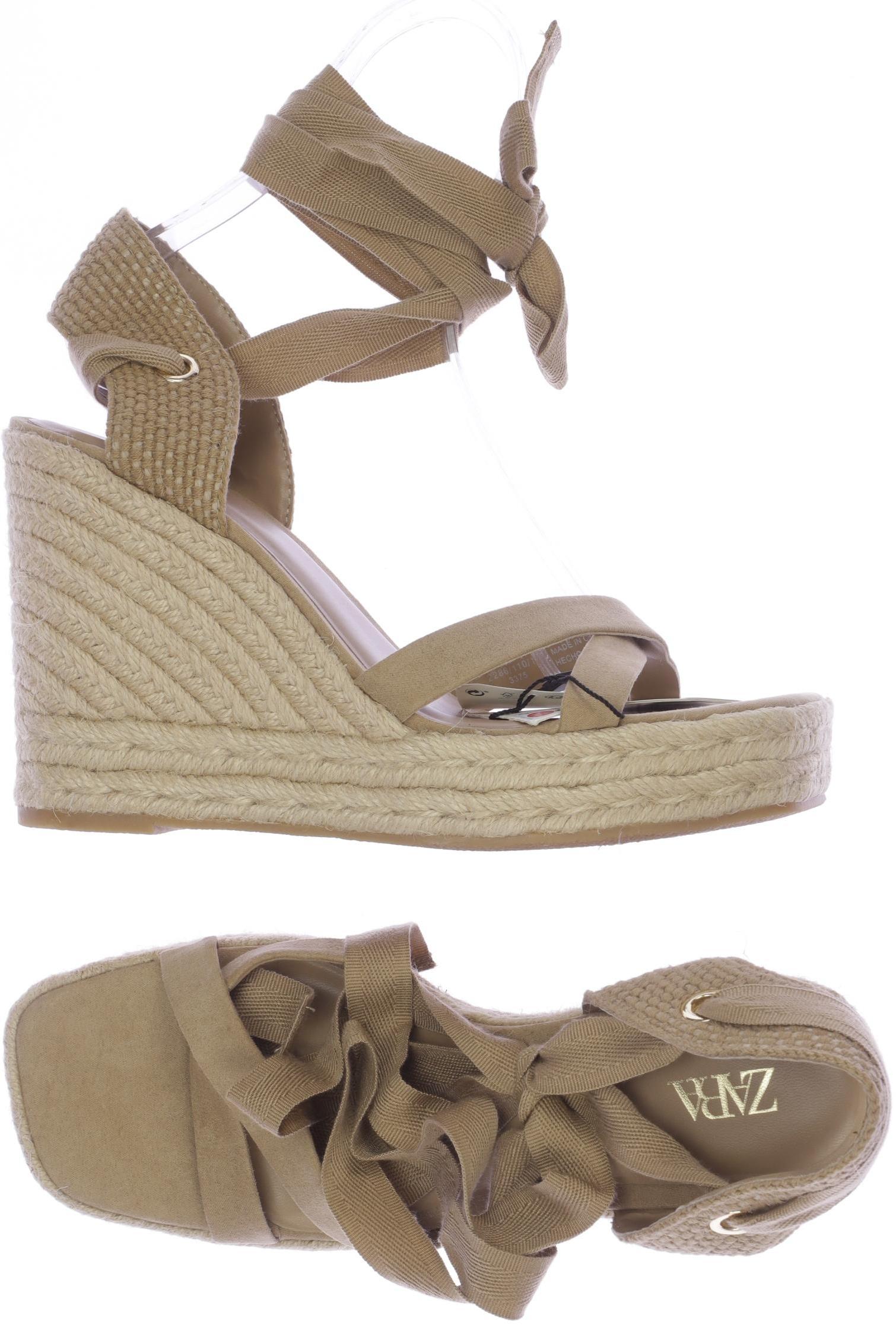 

Zara Damen Sandale, beige, Gr. 41