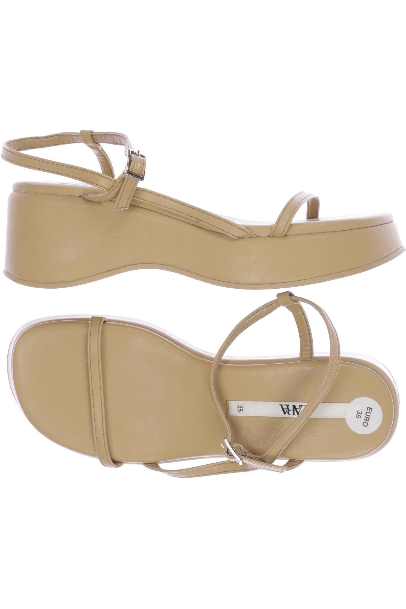 

Zara Damen Sandale, beige, Gr. 35