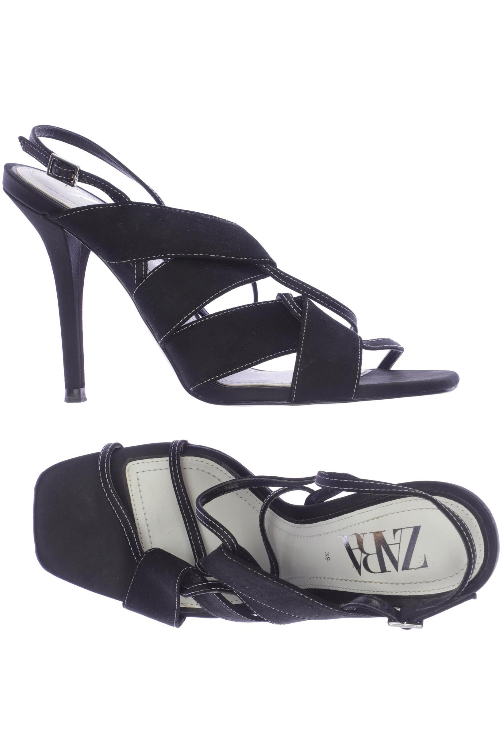 

Zara Damen Sandale, schwarz, Gr. 39