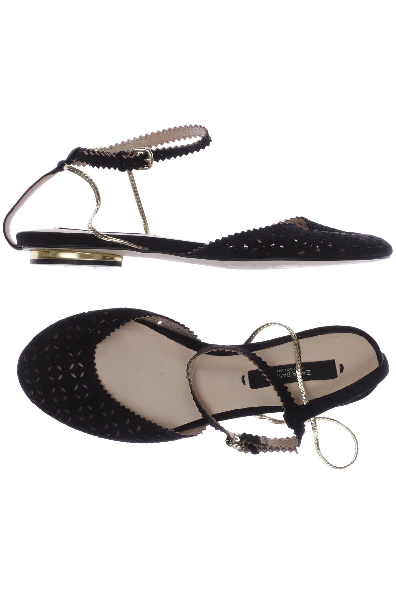 

Zara Damen Sandale, schwarz, Gr. 36