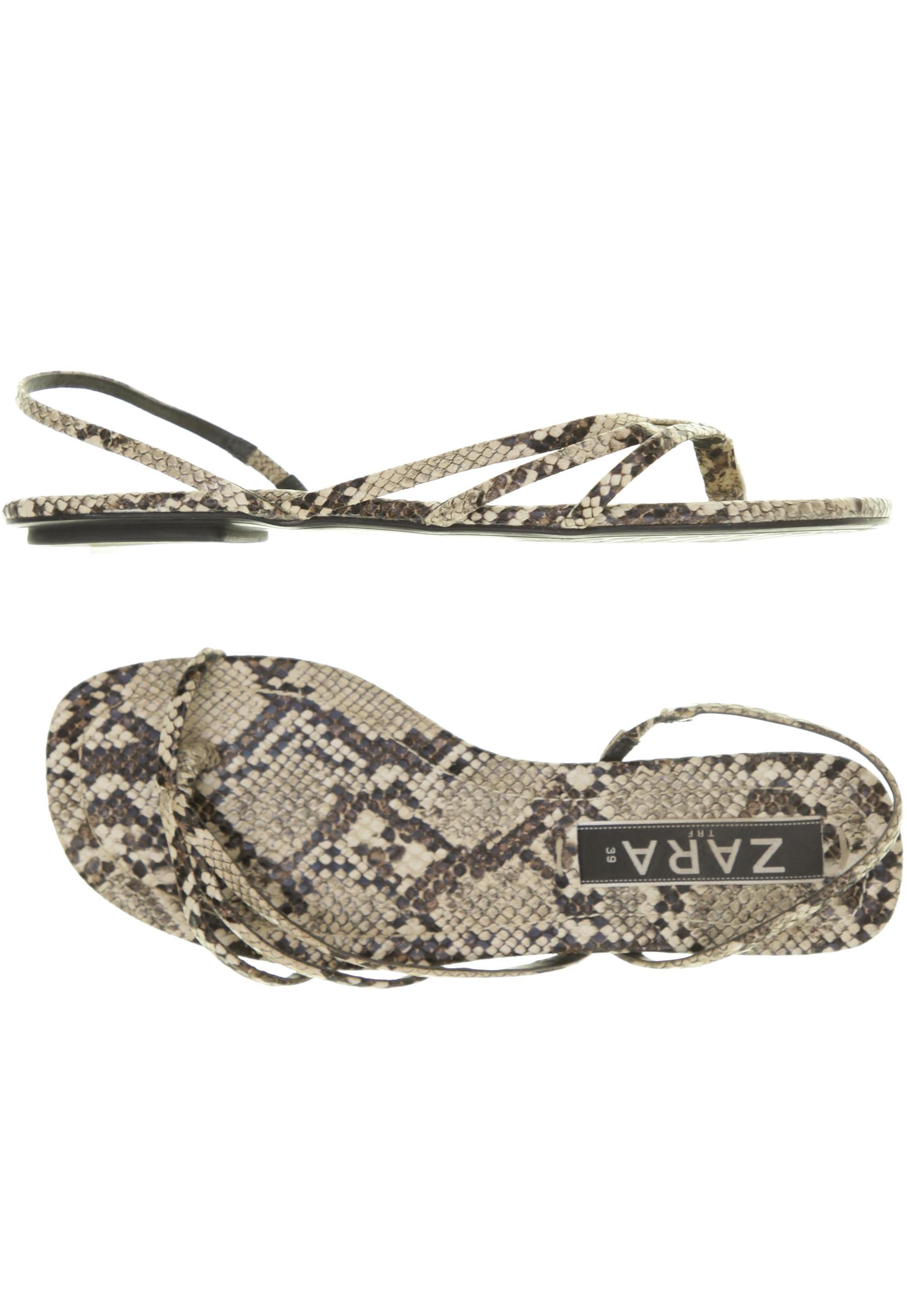 

Zara Damen Sandale, beige, Gr. 39