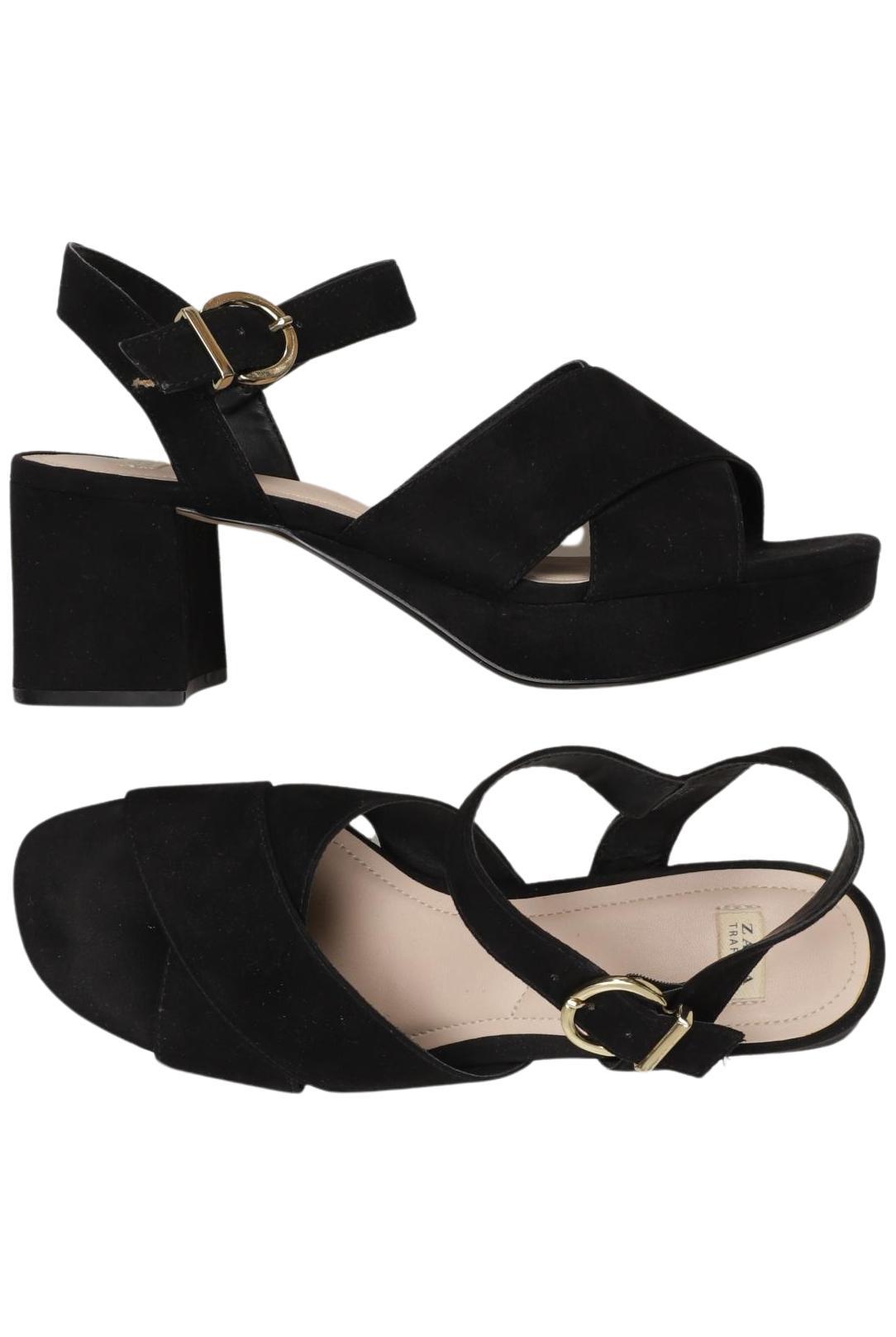 

Zara Damen Sandale, schwarz, Gr. 39