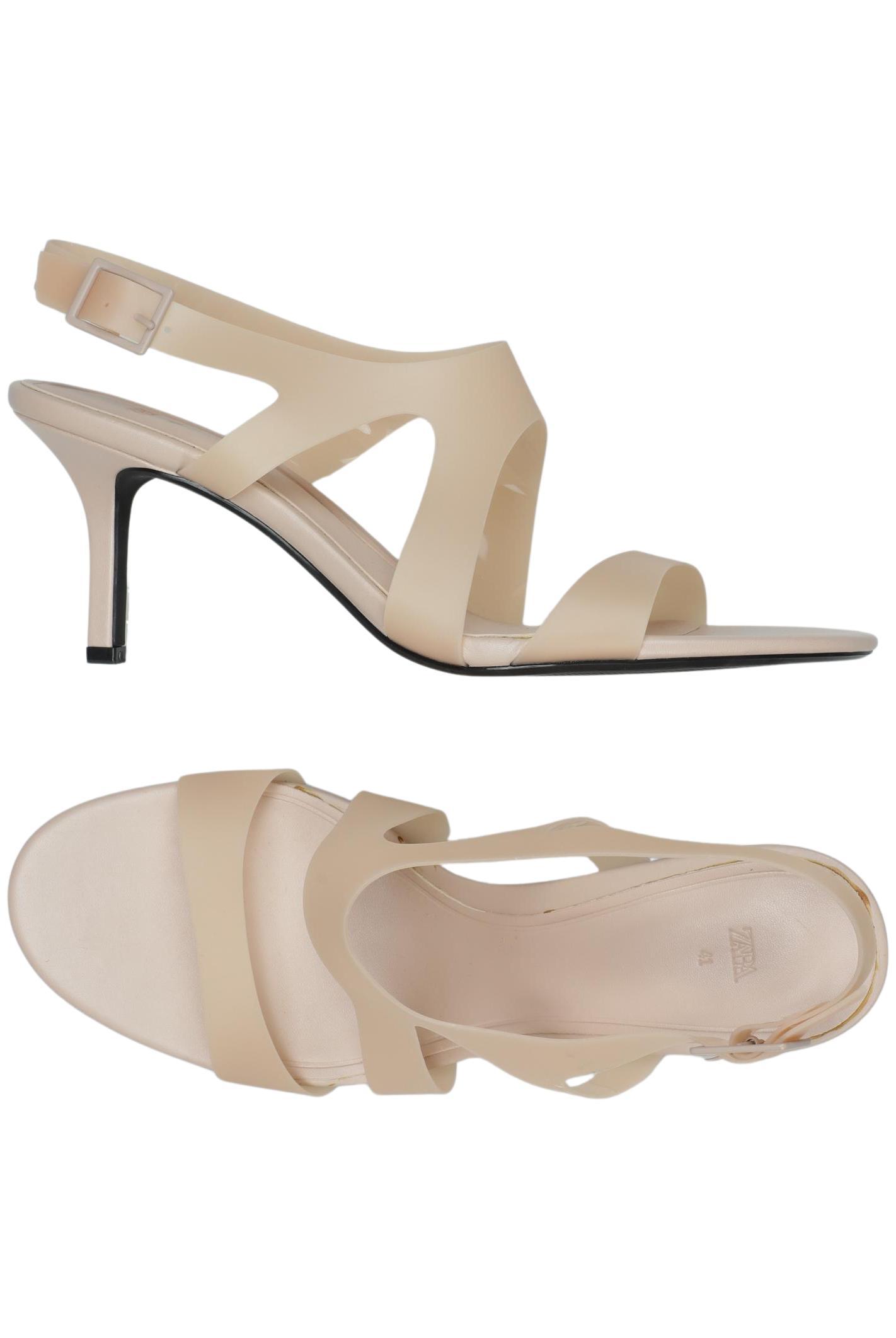 

Zara Damen Sandale, beige, Gr. 41