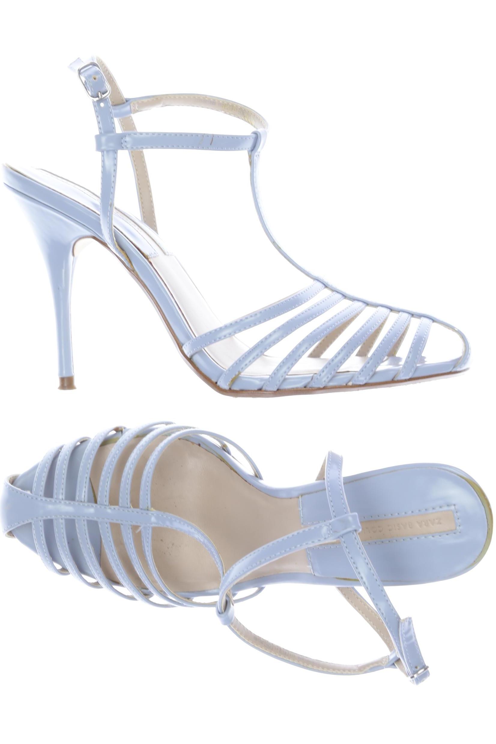 

Zara Damen Sandale, hellblau, Gr. 41