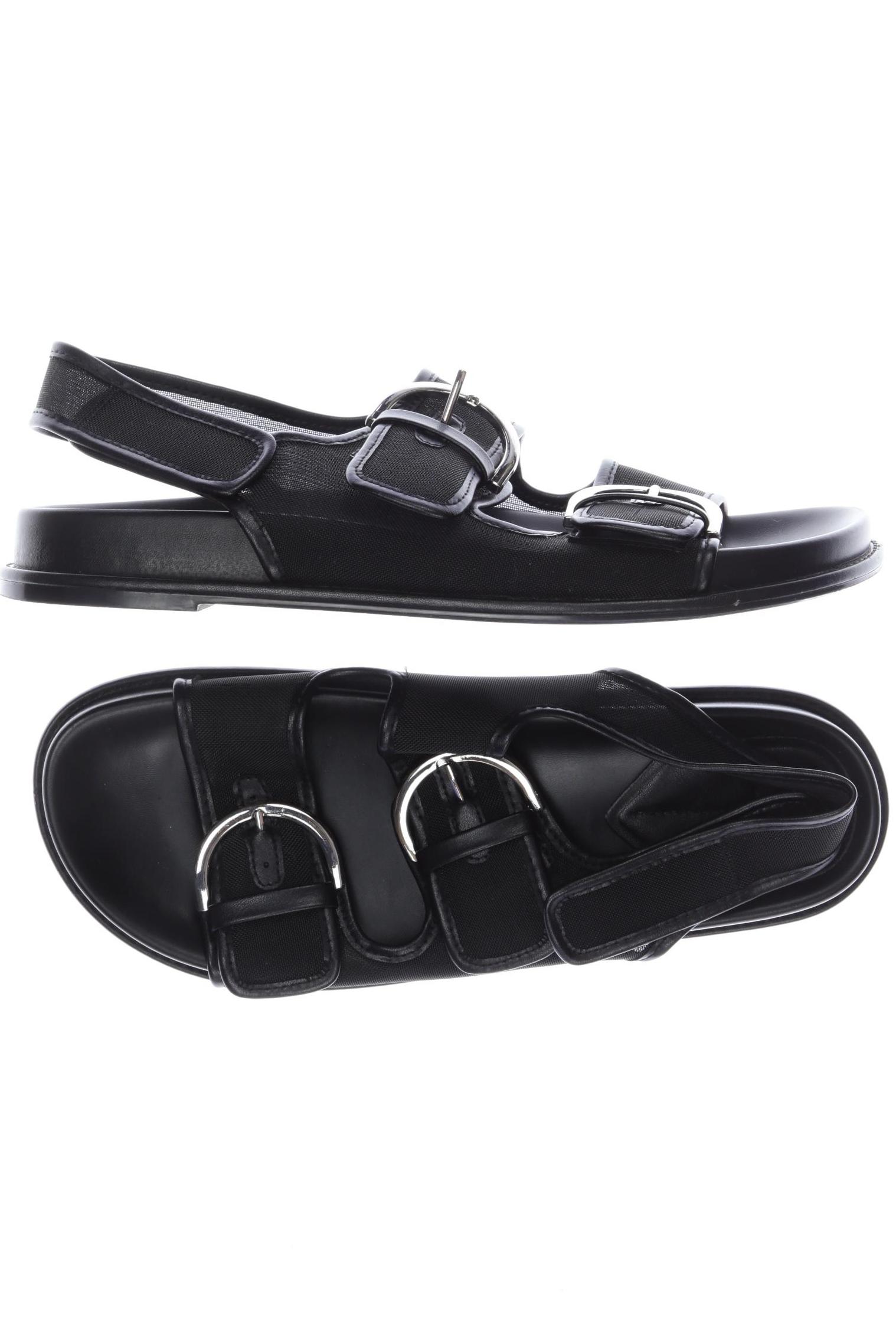 

Zara Damen Sandale, schwarz, Gr. 40