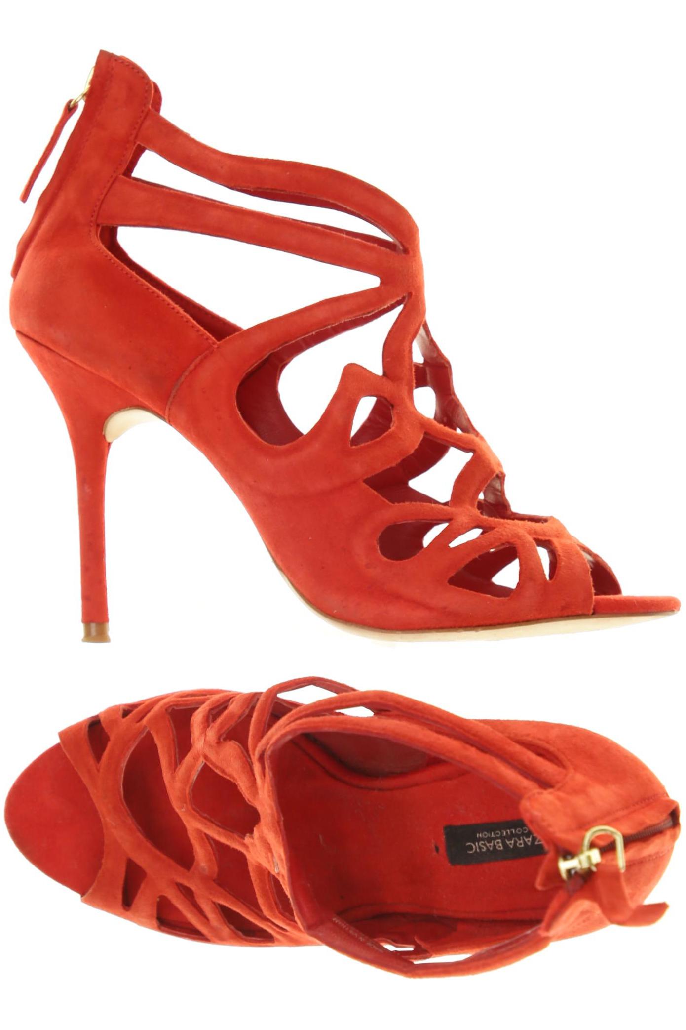 

Zara Damen Sandale, rot, Gr. 38