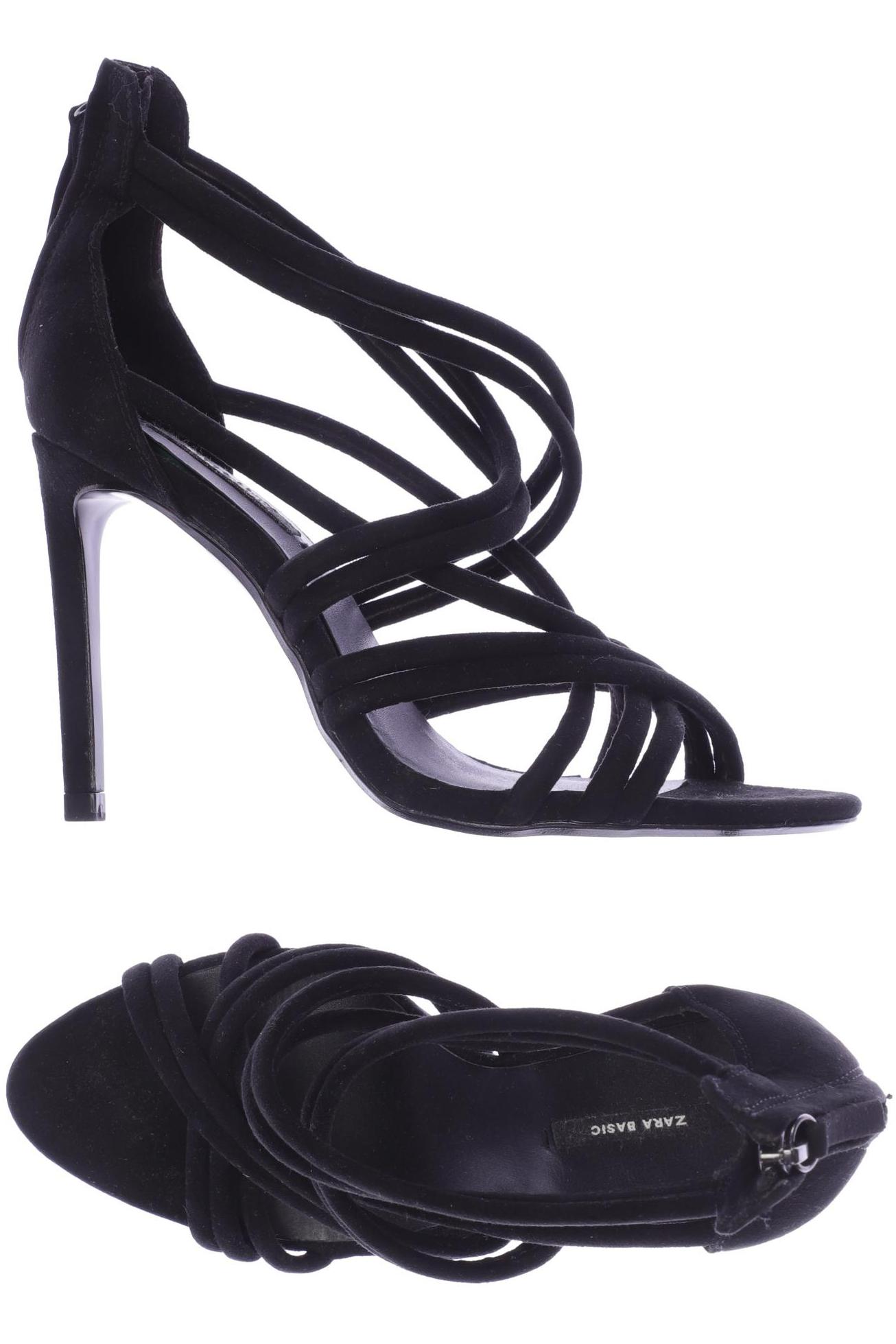 

Zara Damen Sandale, schwarz, Gr. 38