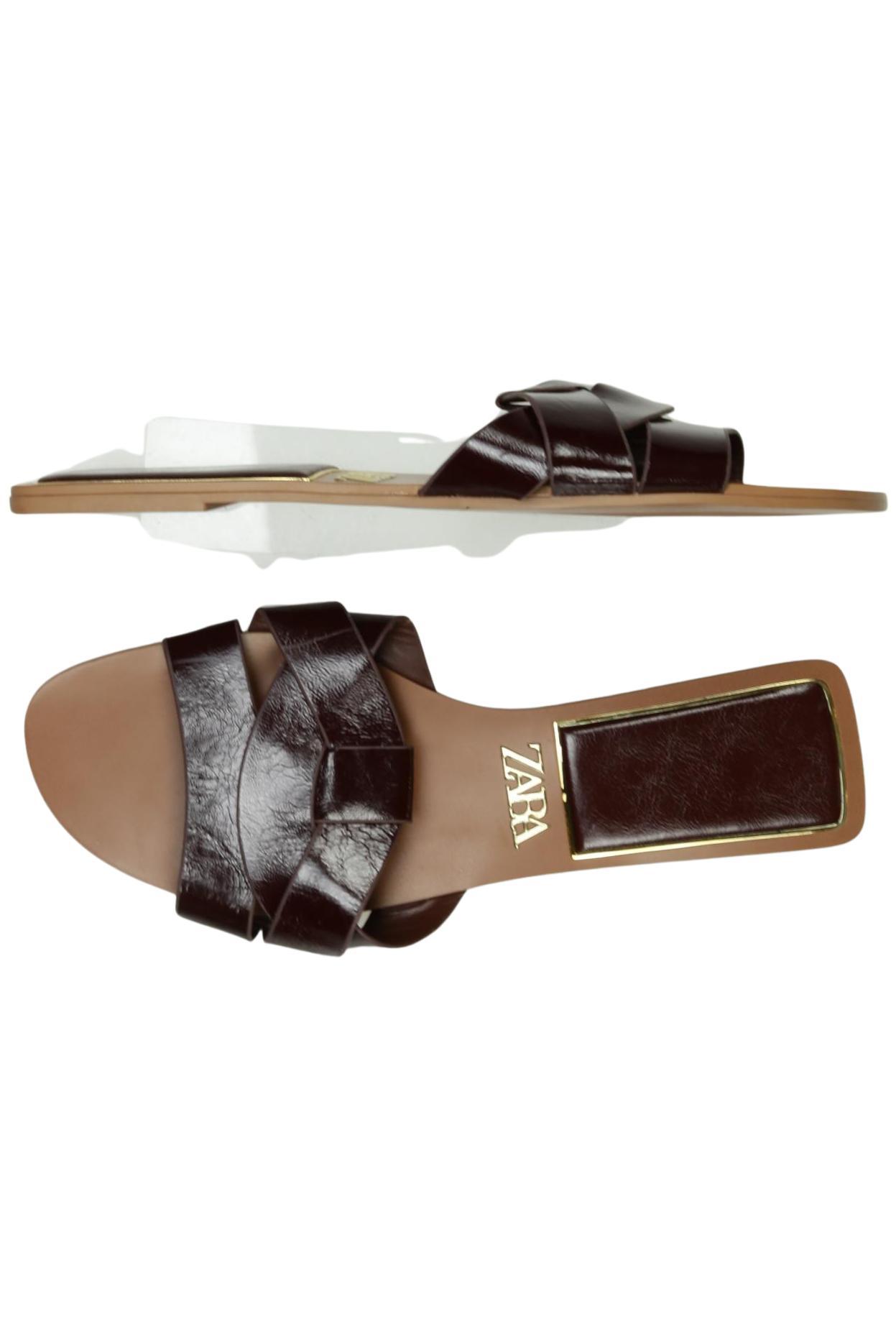 

Zara Damen Sandale, bordeaux, Gr. 38