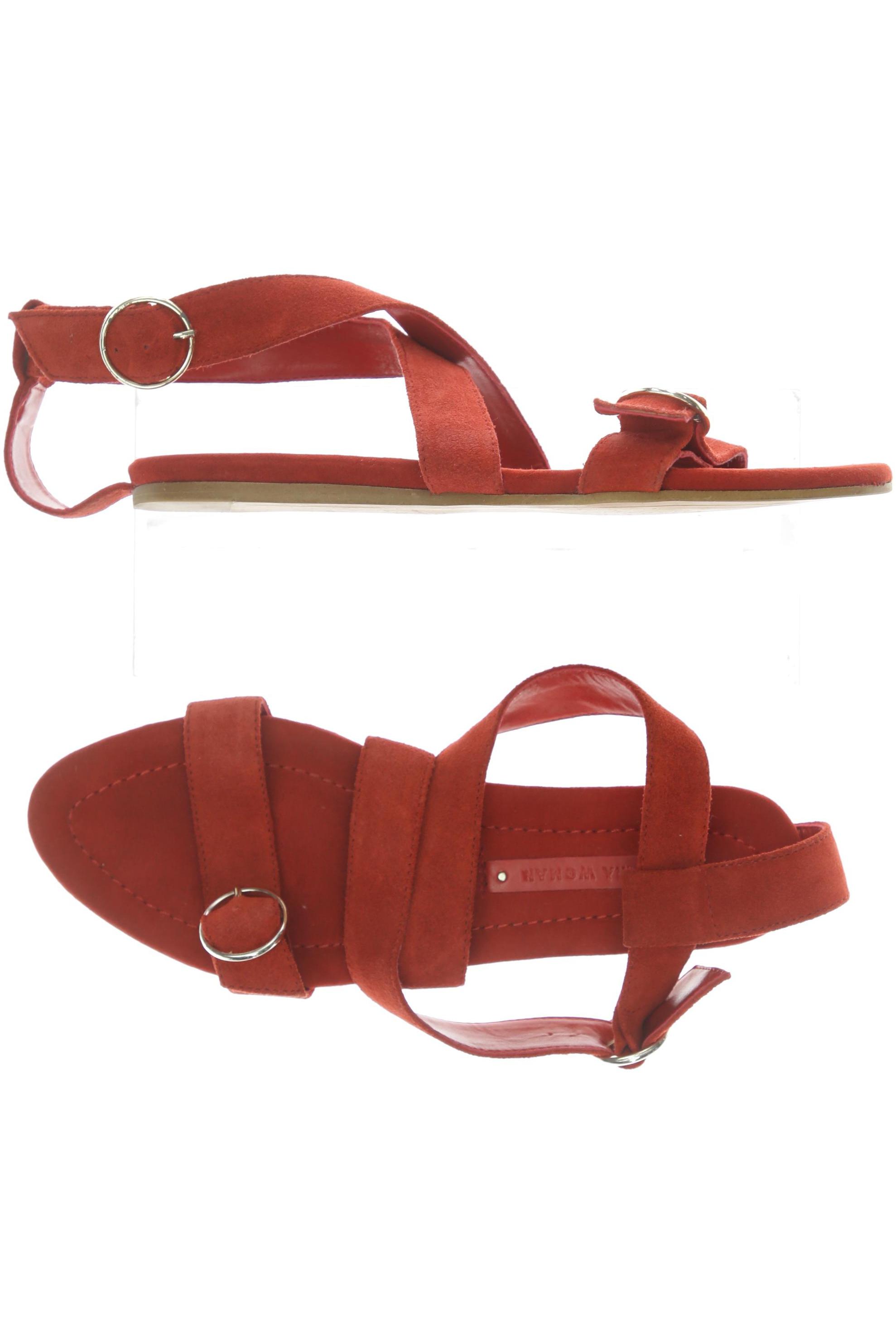 

Zara Damen Sandale, rot, Gr. 36