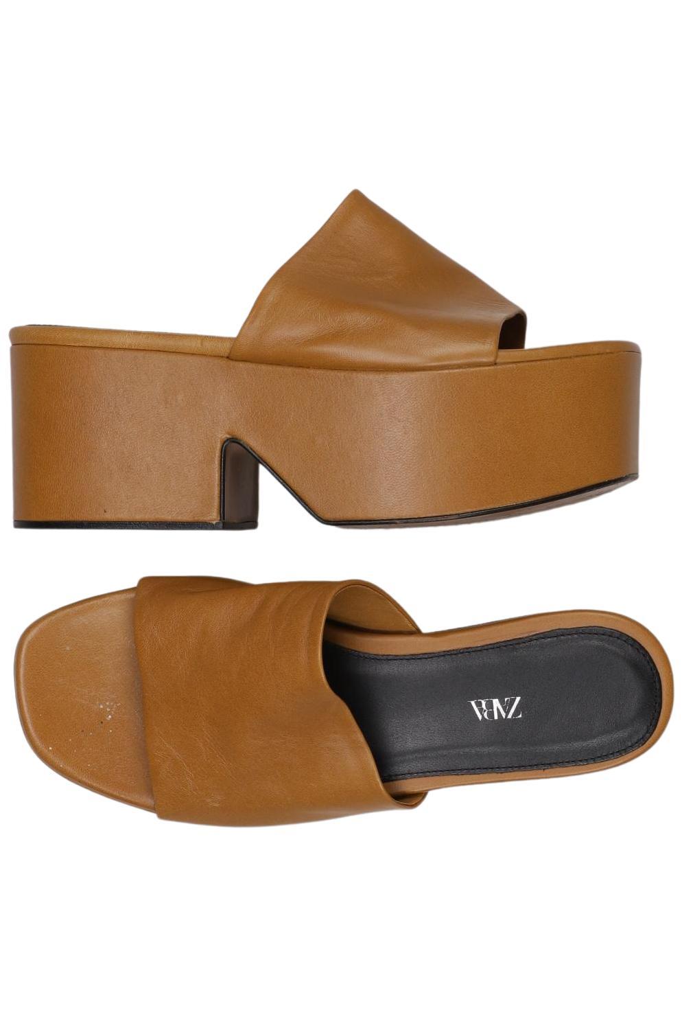 

Zara Damen Sandale, braun, Gr. 36