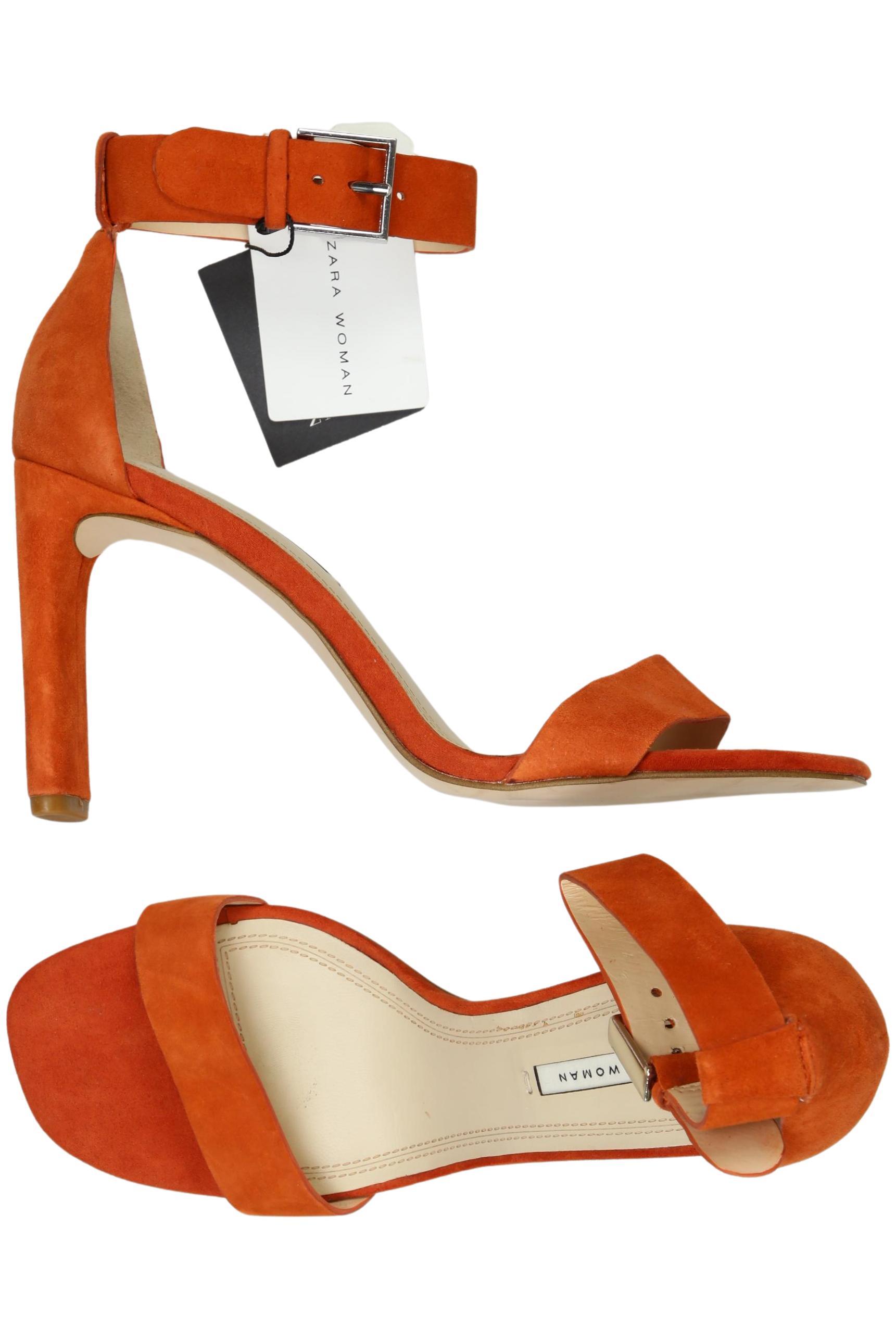 

Zara Damen Sandale, orange, Gr. 39