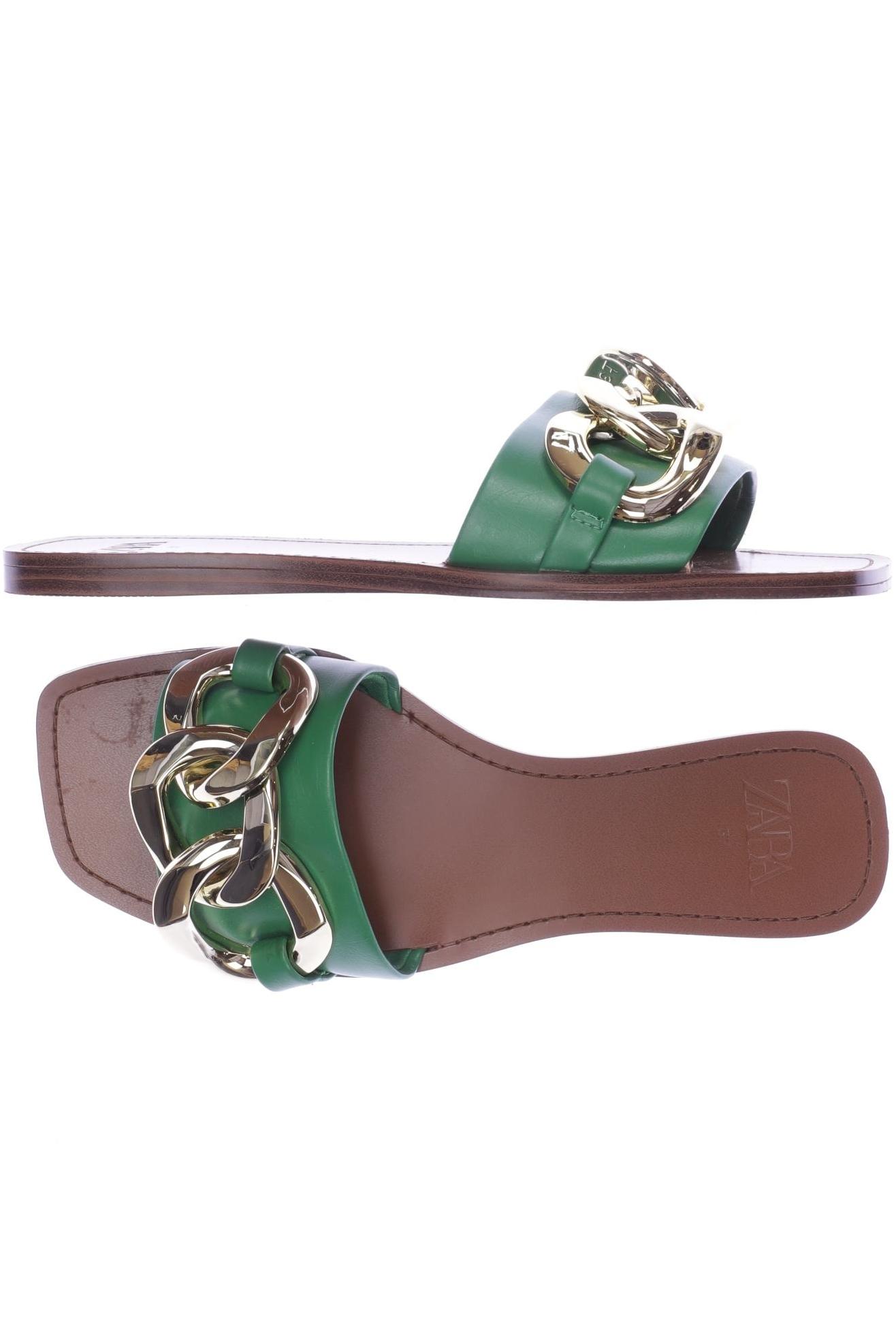 

Zara Damen Sandale, grün, Gr. 37