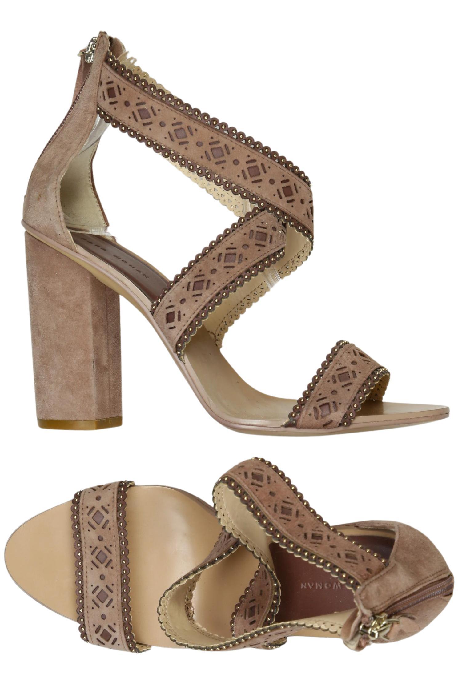 

Zara Damen Sandale, braun, Gr. 38