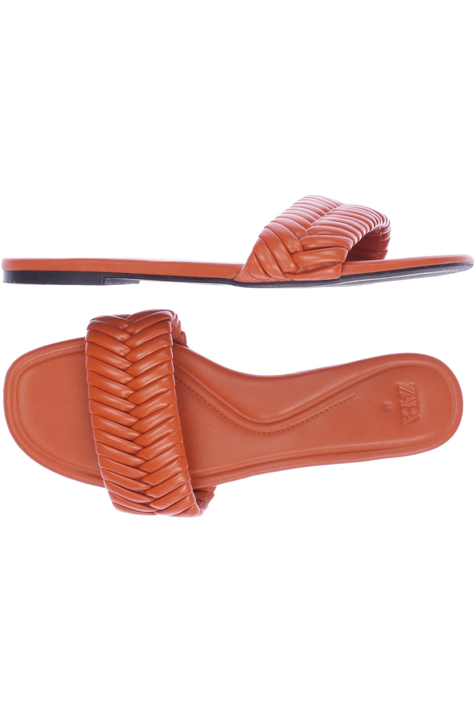 

ZARA Damen Sandale, orange