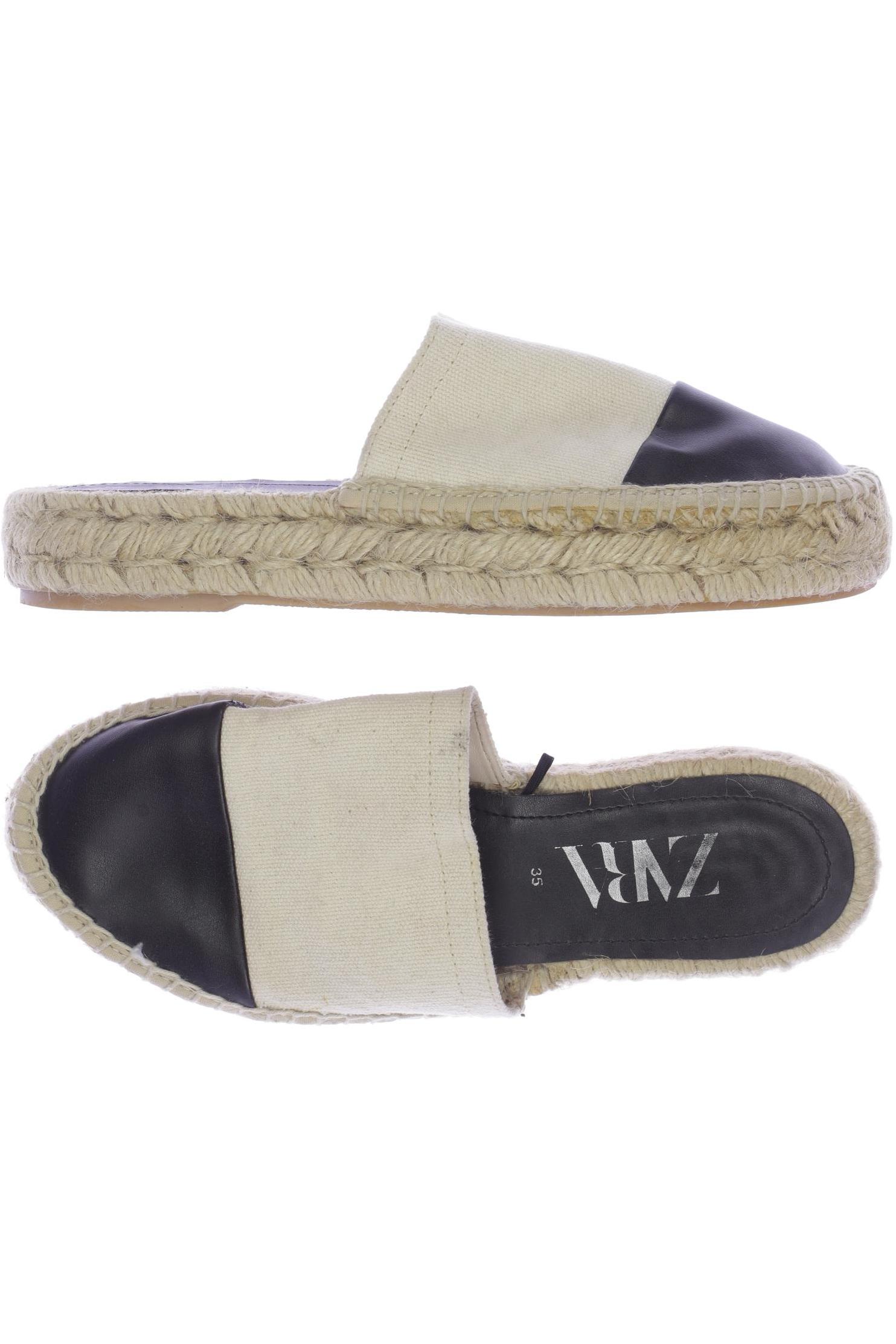 

ZARA Damen Sandale, cremeweiß