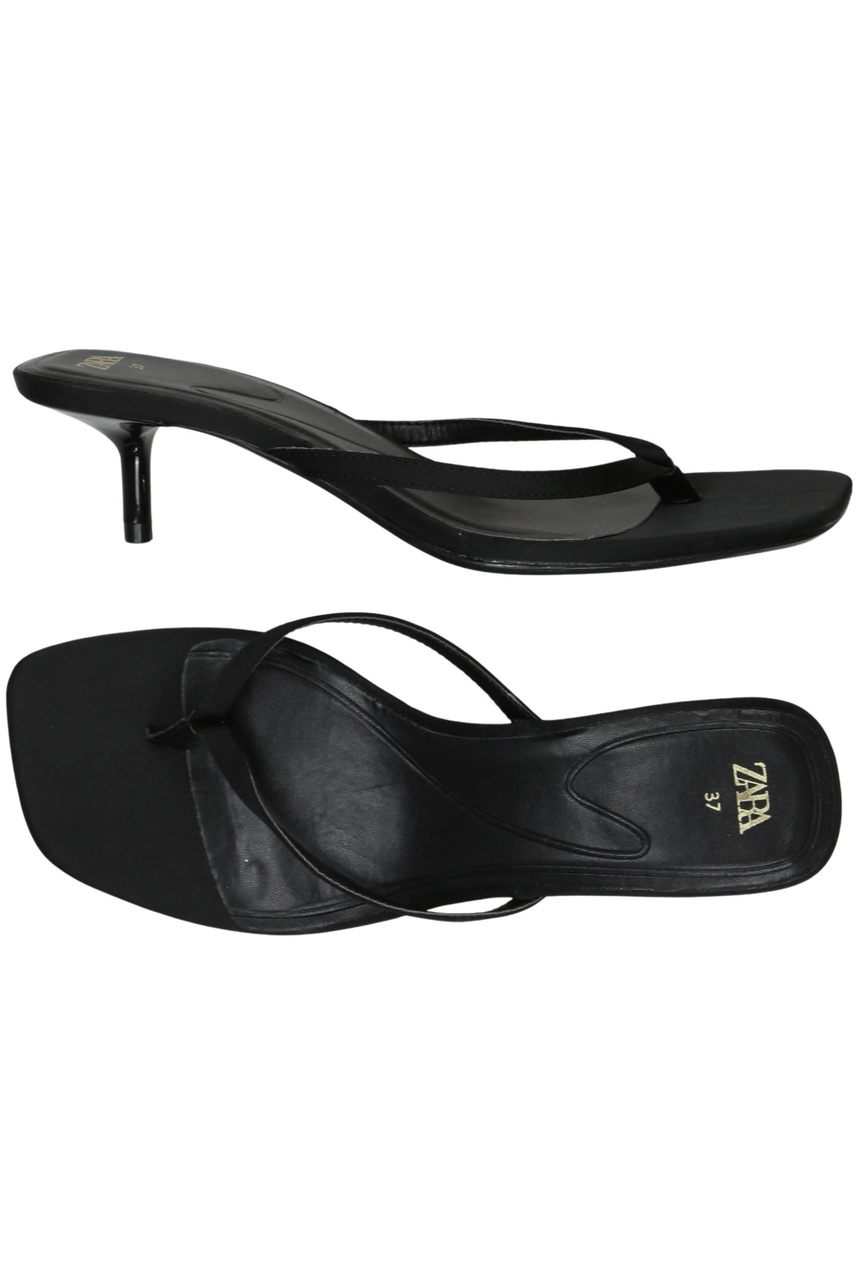 

Zara Damen Sandale, schwarz, Gr. 37