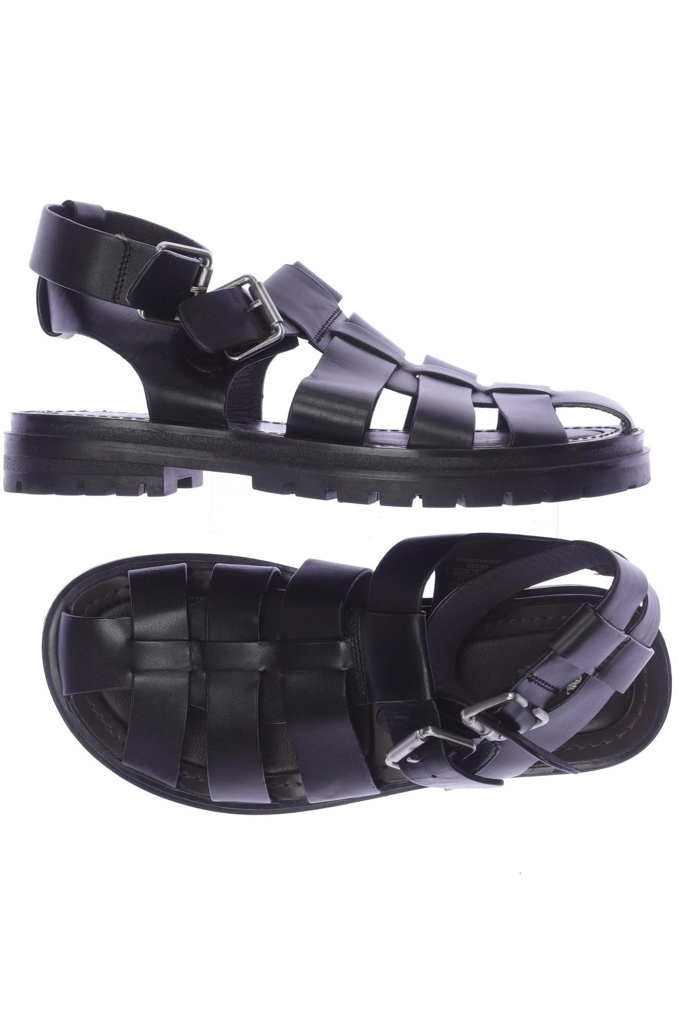 

Zara Damen Sandale, schwarz, Gr. 37