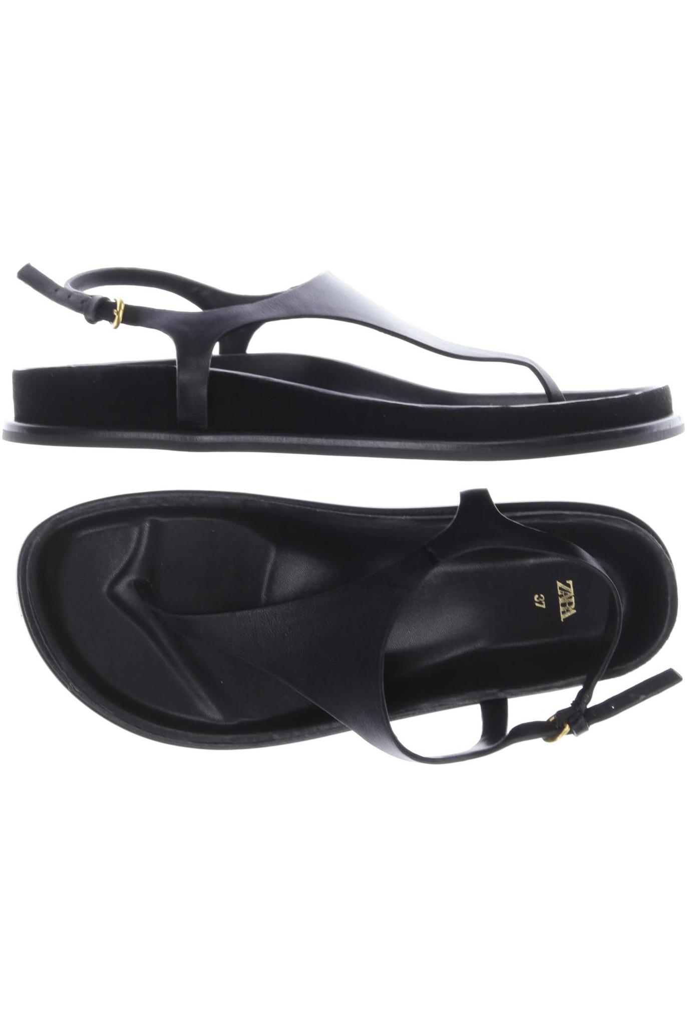 

Zara Damen Sandale, schwarz, Gr. 37