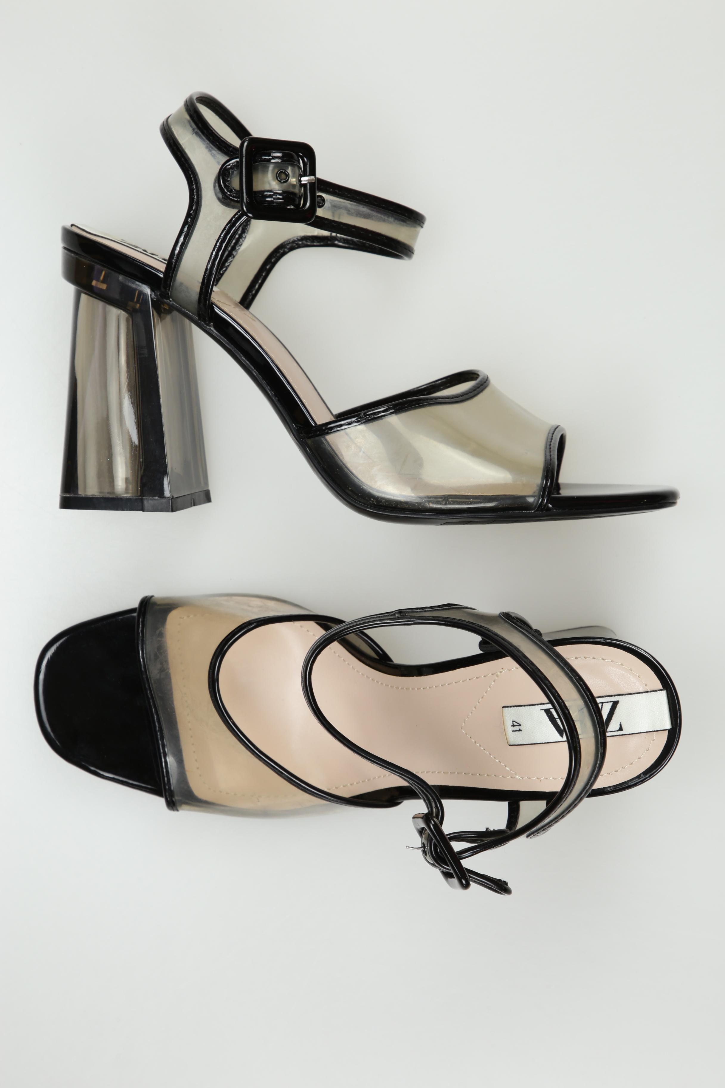 

Zara Damen Sandale, schwarz, Gr. 41