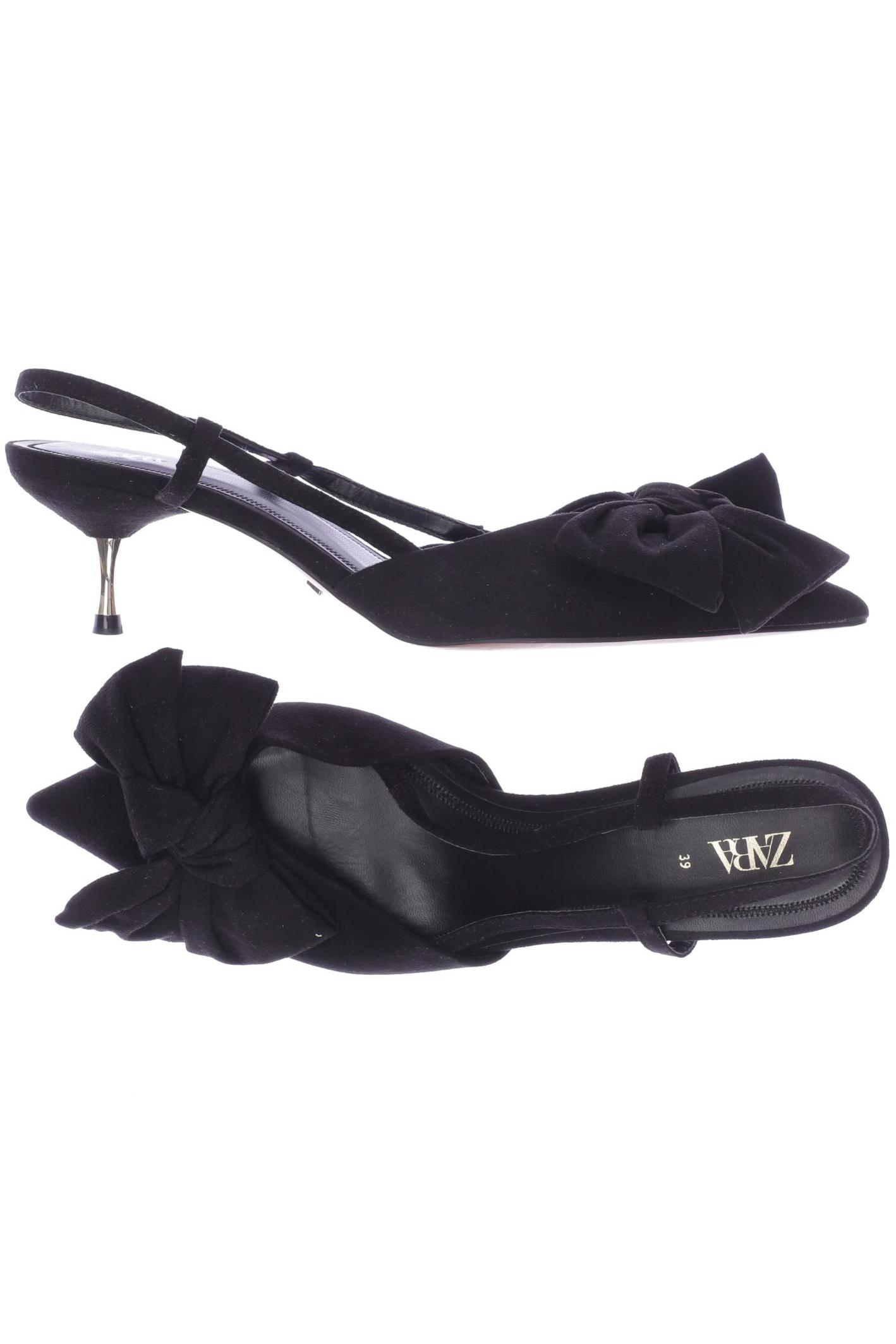 

Zara Damen Sandale, schwarz, Gr. 39