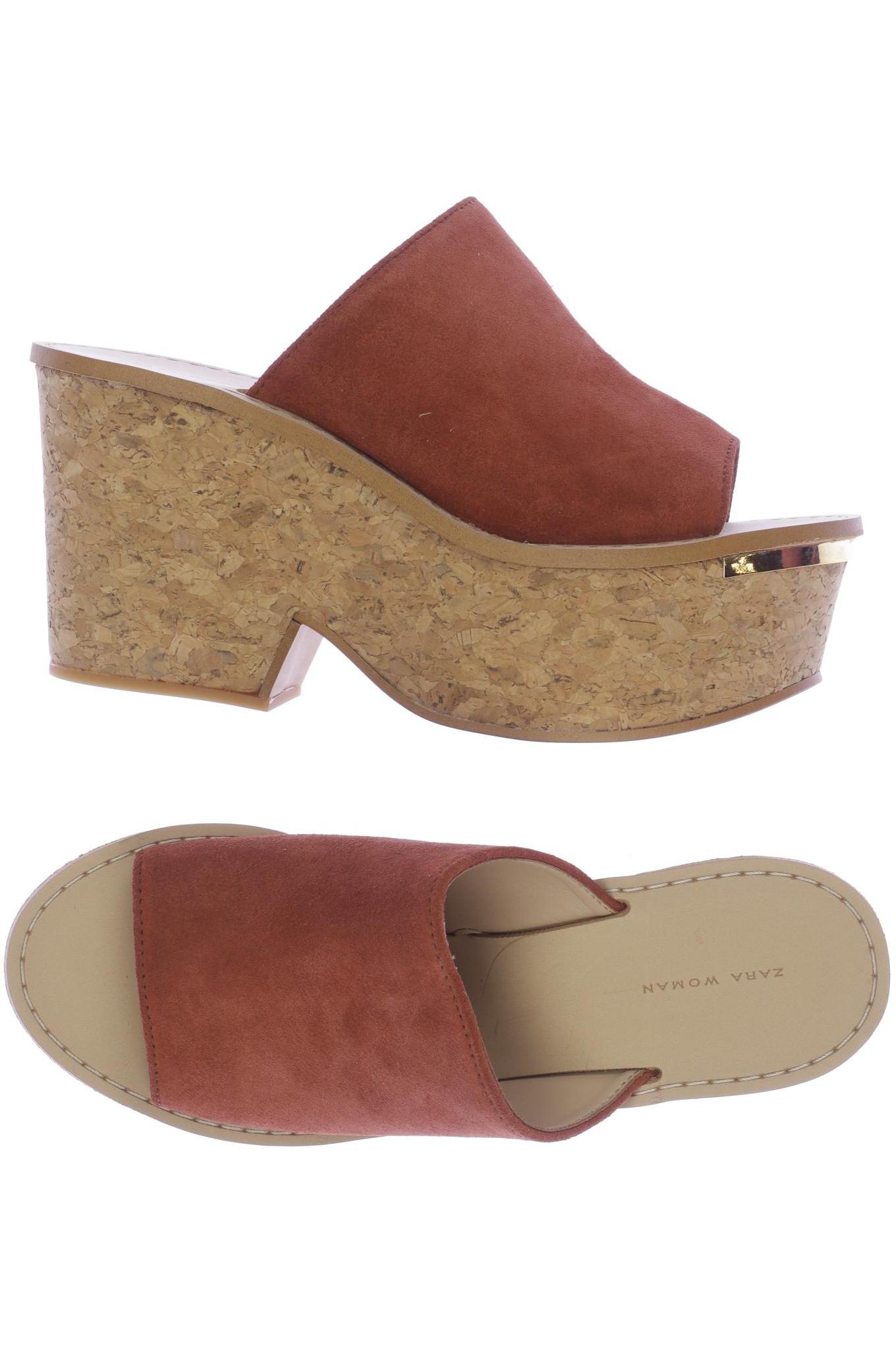 

ZARA Damen Sandale, orange
