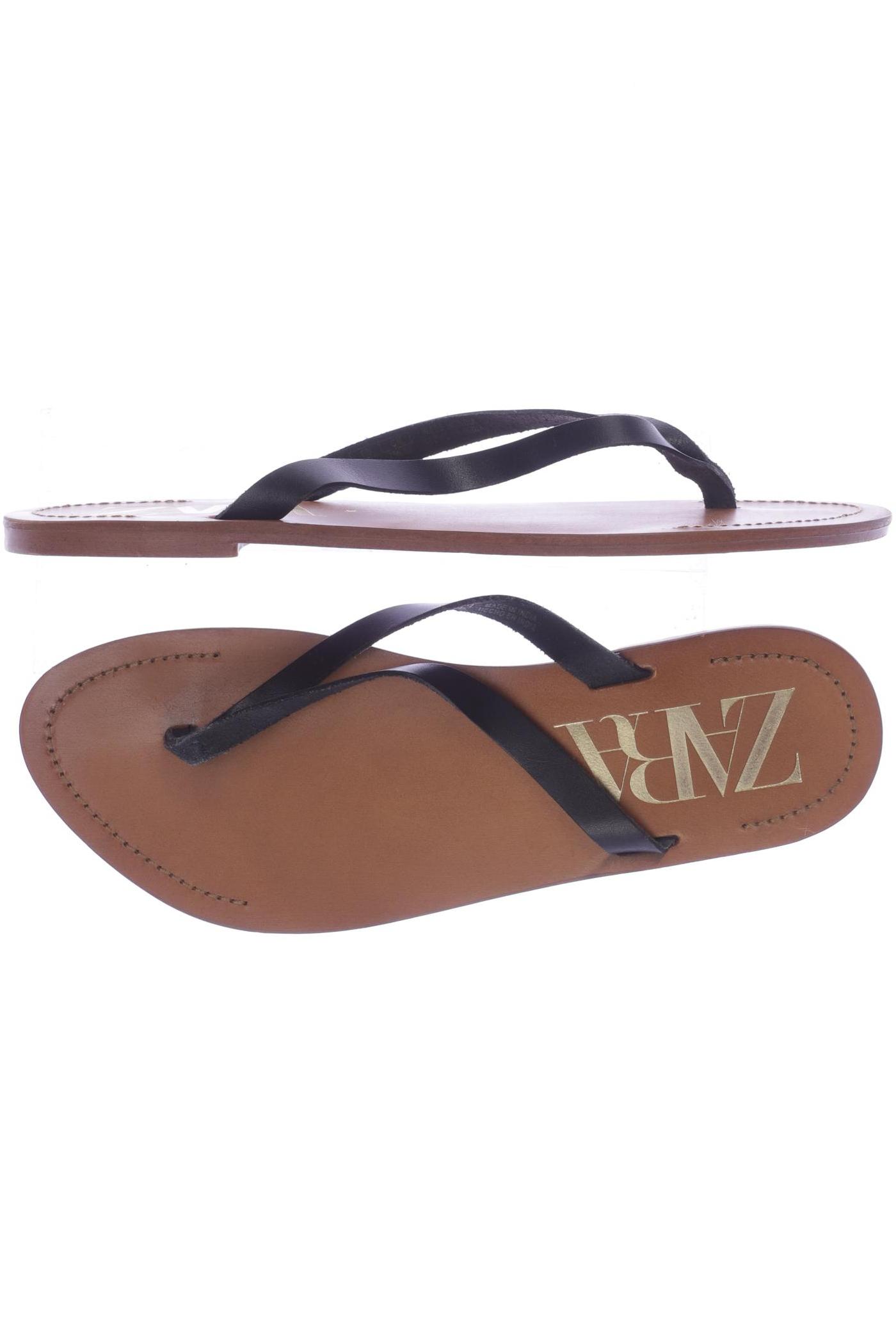 

ZARA Damen Sandale, schwarz