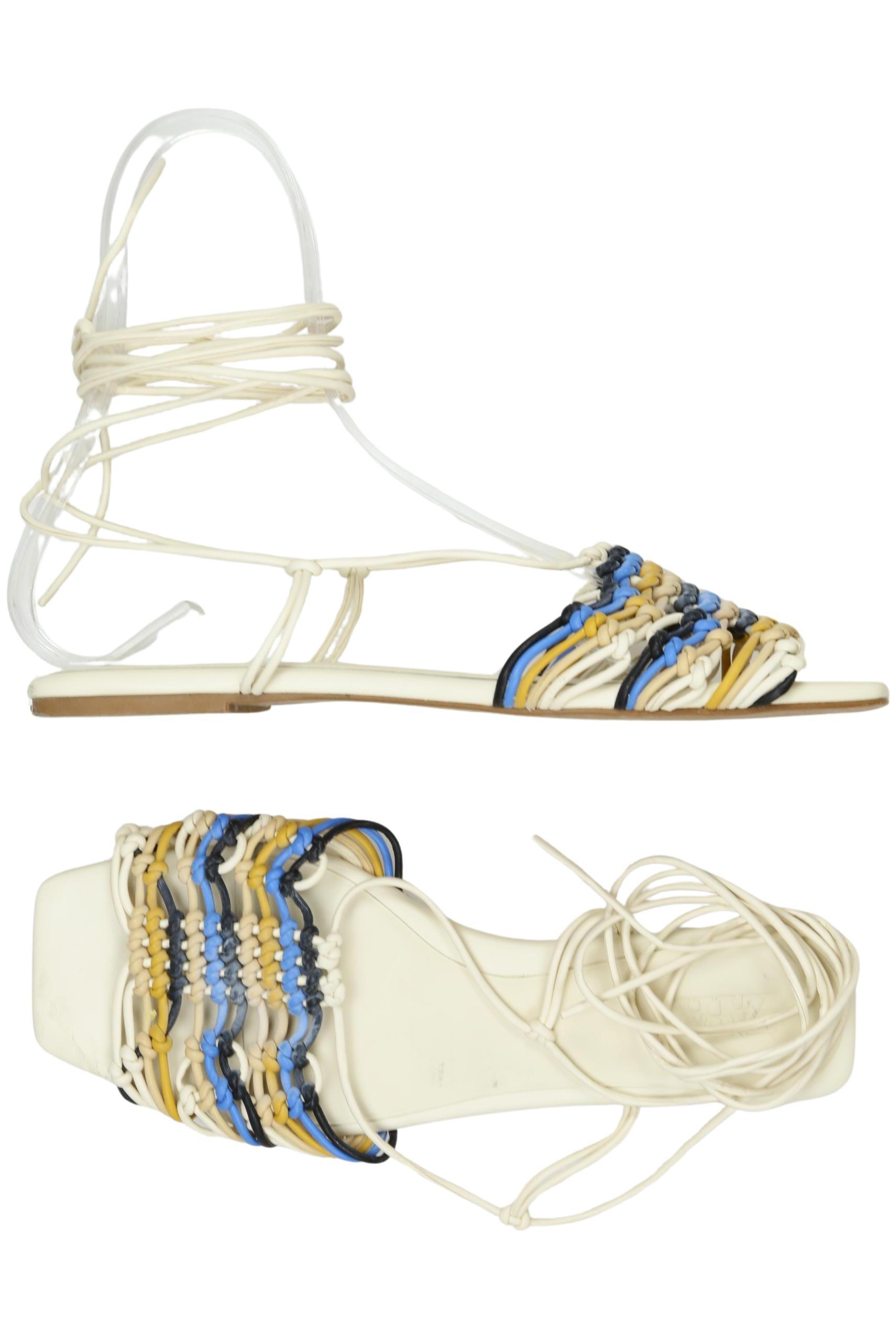

Zara Damen Sandale, cremeweiß, Gr. 37