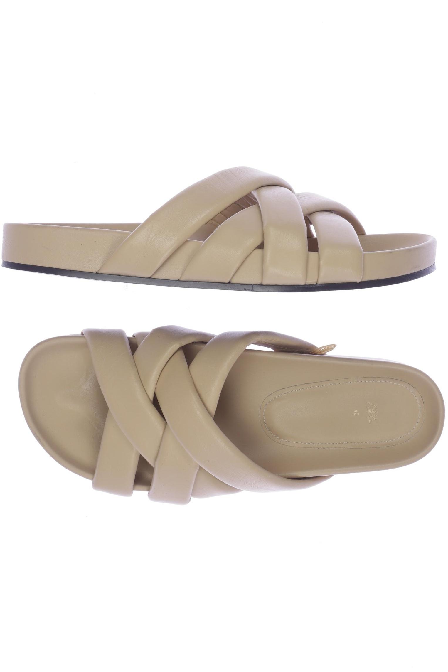 

Zara Damen Sandale, beige, Gr. 44