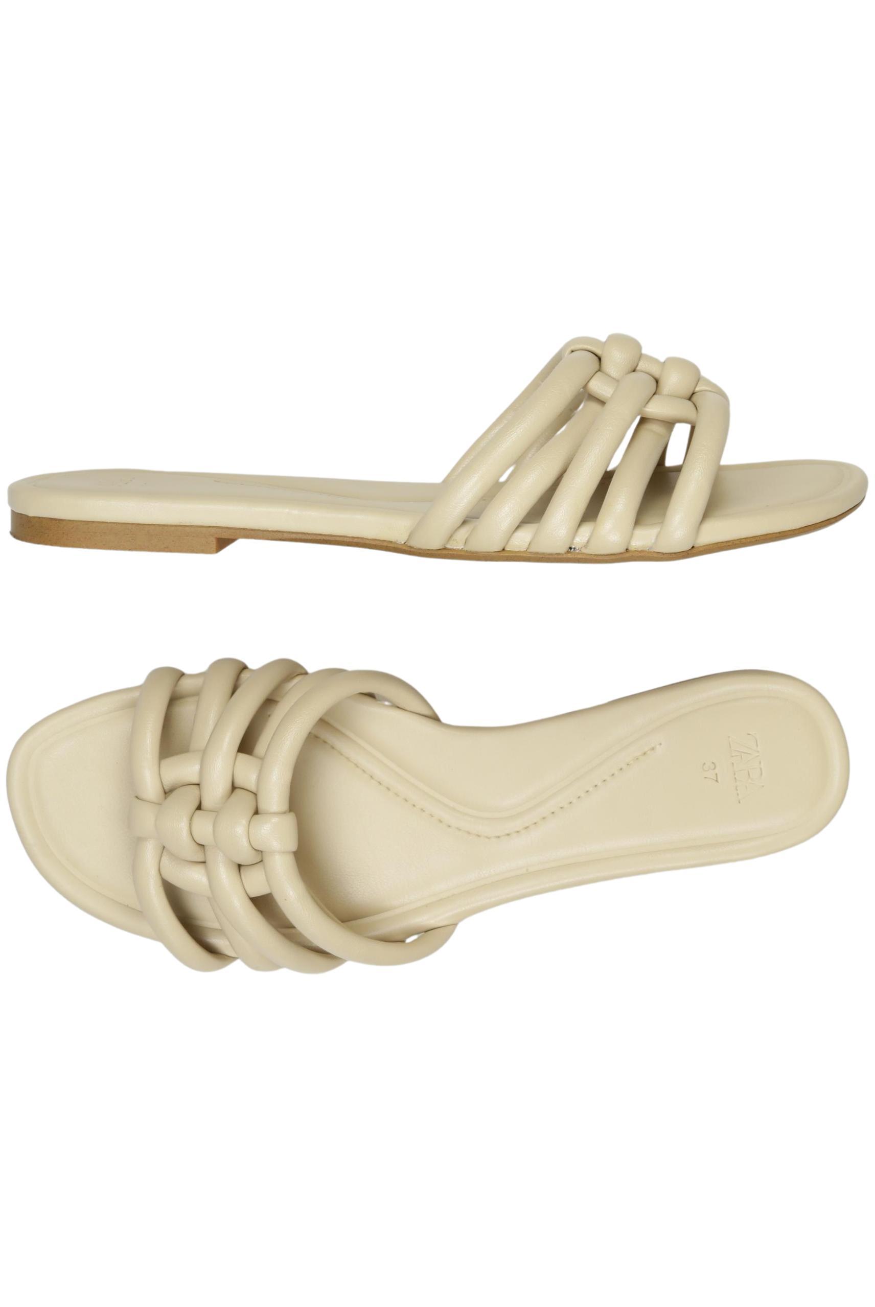 

Zara Damen Sandale, cremeweiß, Gr. 37